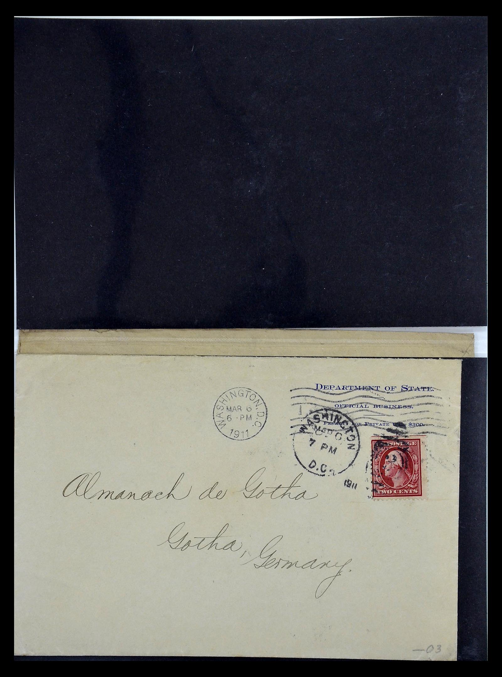34801 043 - Postzegelverzameling 34801 USA dienst brieven 1840-2000.