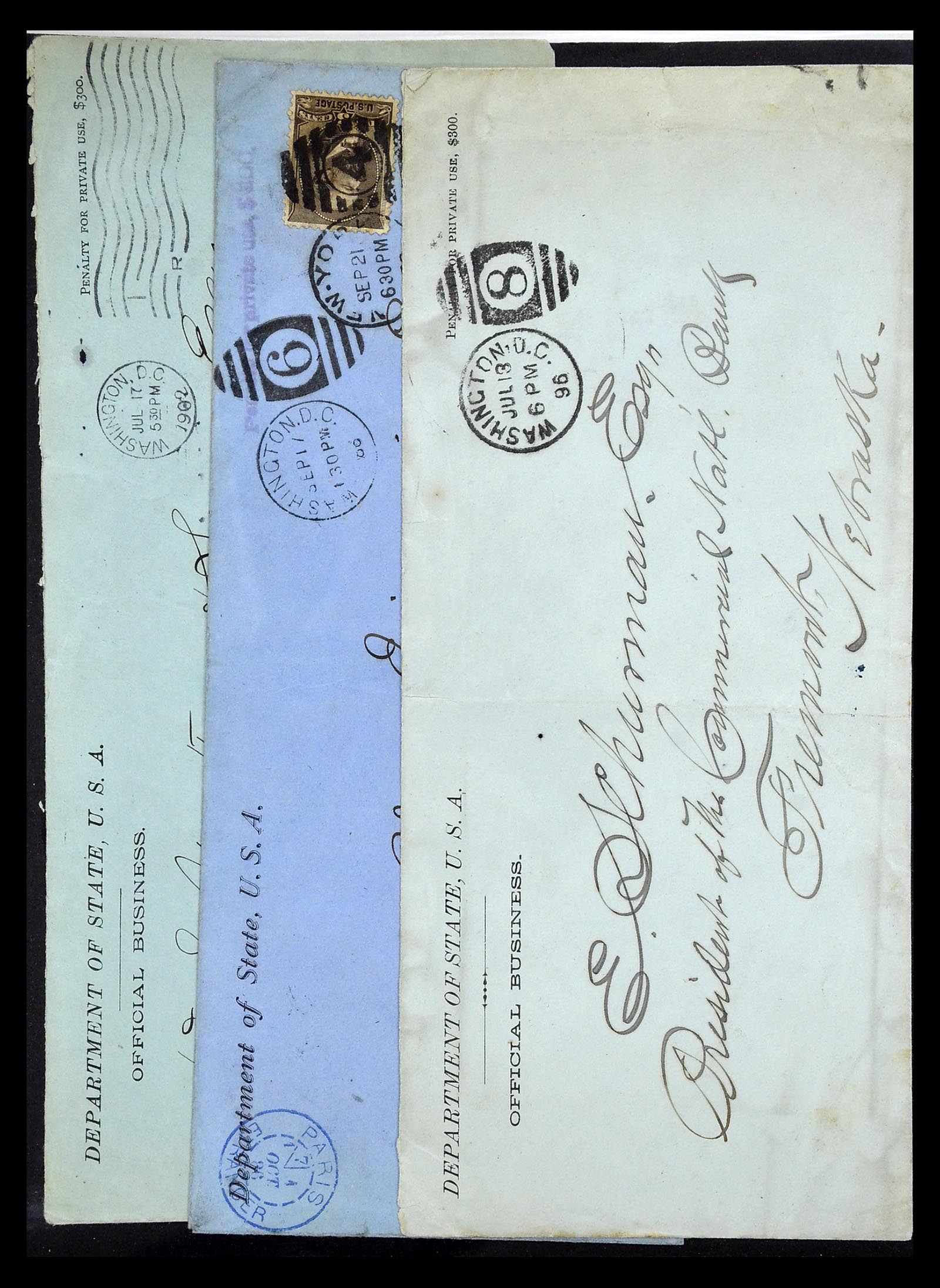 34801 044 - Postzegelverzameling 34801 USA dienst brieven 1840-2000.