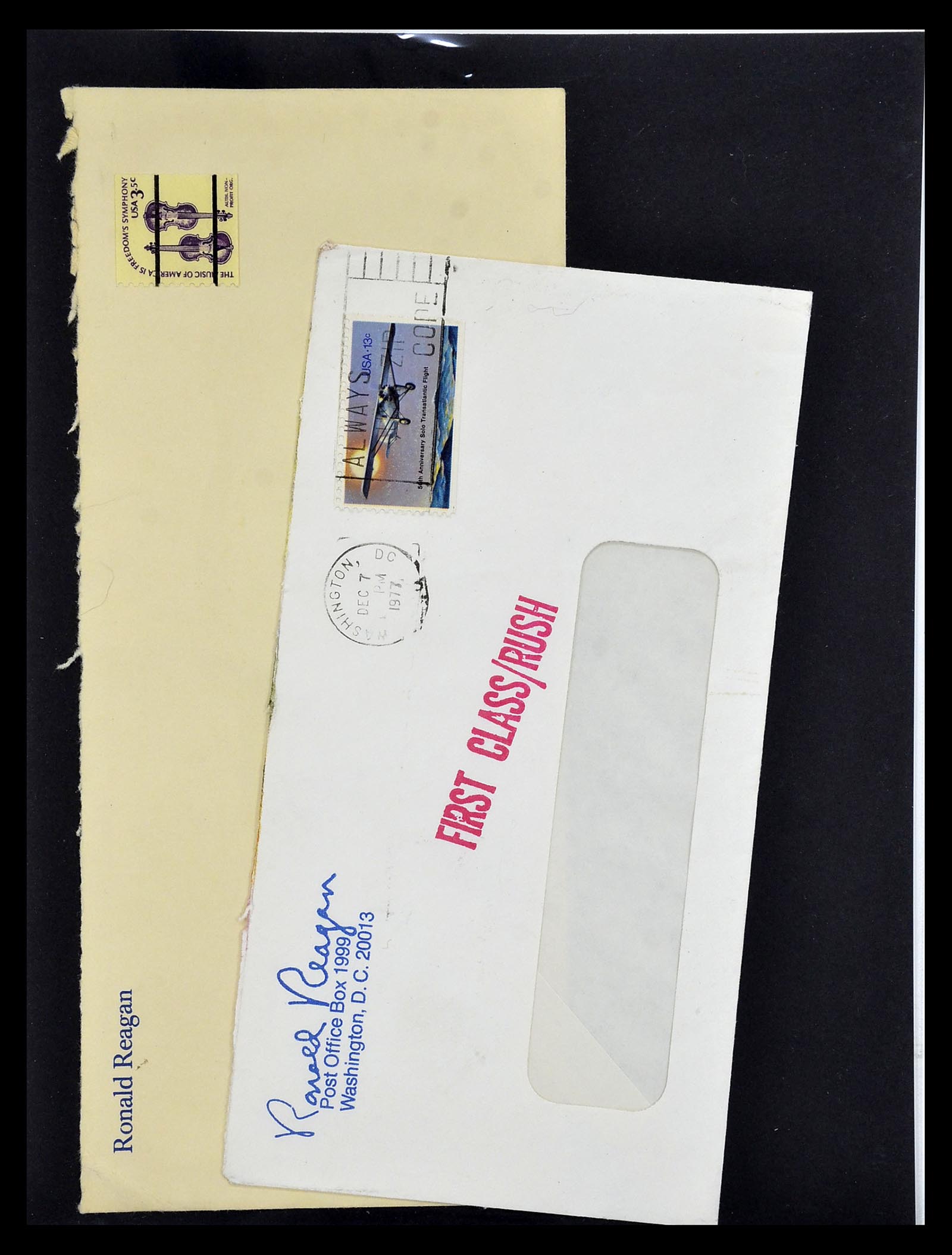 34801 053 - Postzegelverzameling 34801 USA dienst brieven 1840-2000.