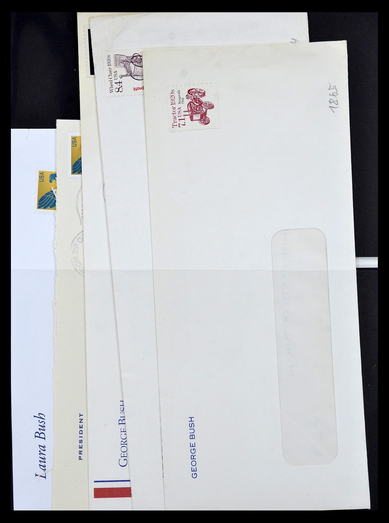 34801 060 - Postzegelverzameling 34801 USA dienst brieven 1840-2000.