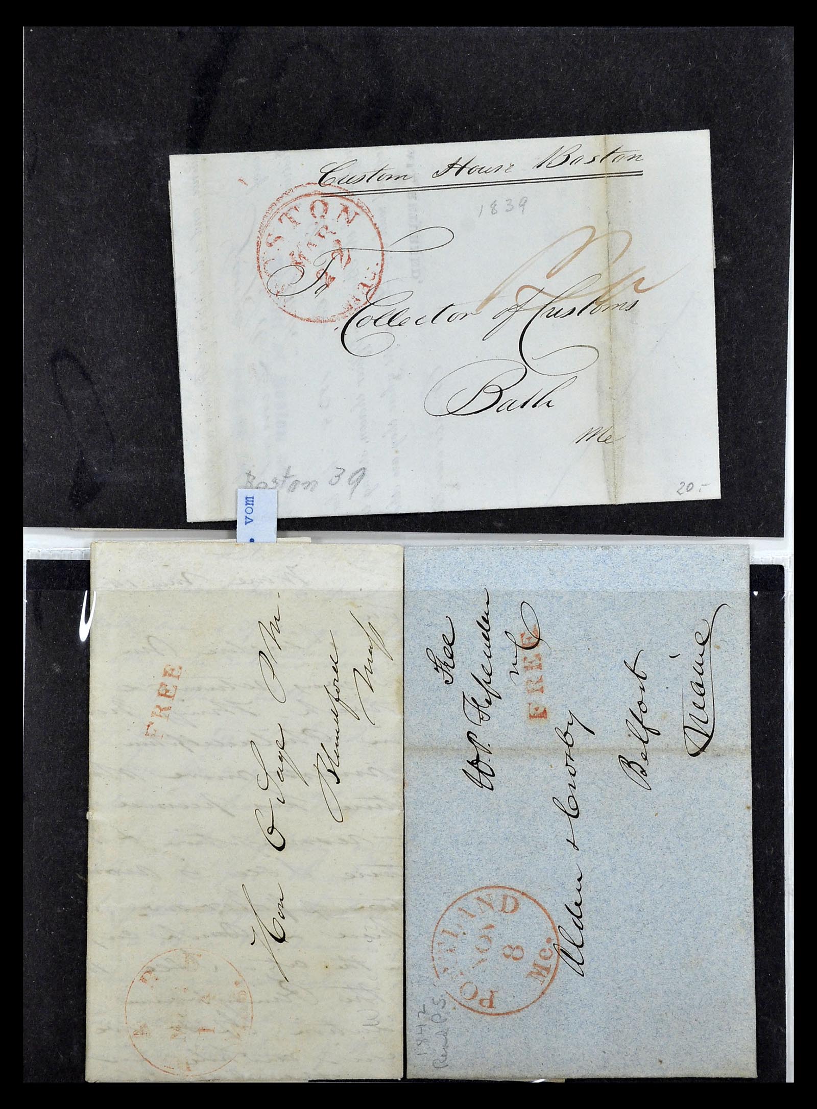 34801 066 - Postzegelverzameling 34801 USA dienst brieven 1840-2000.