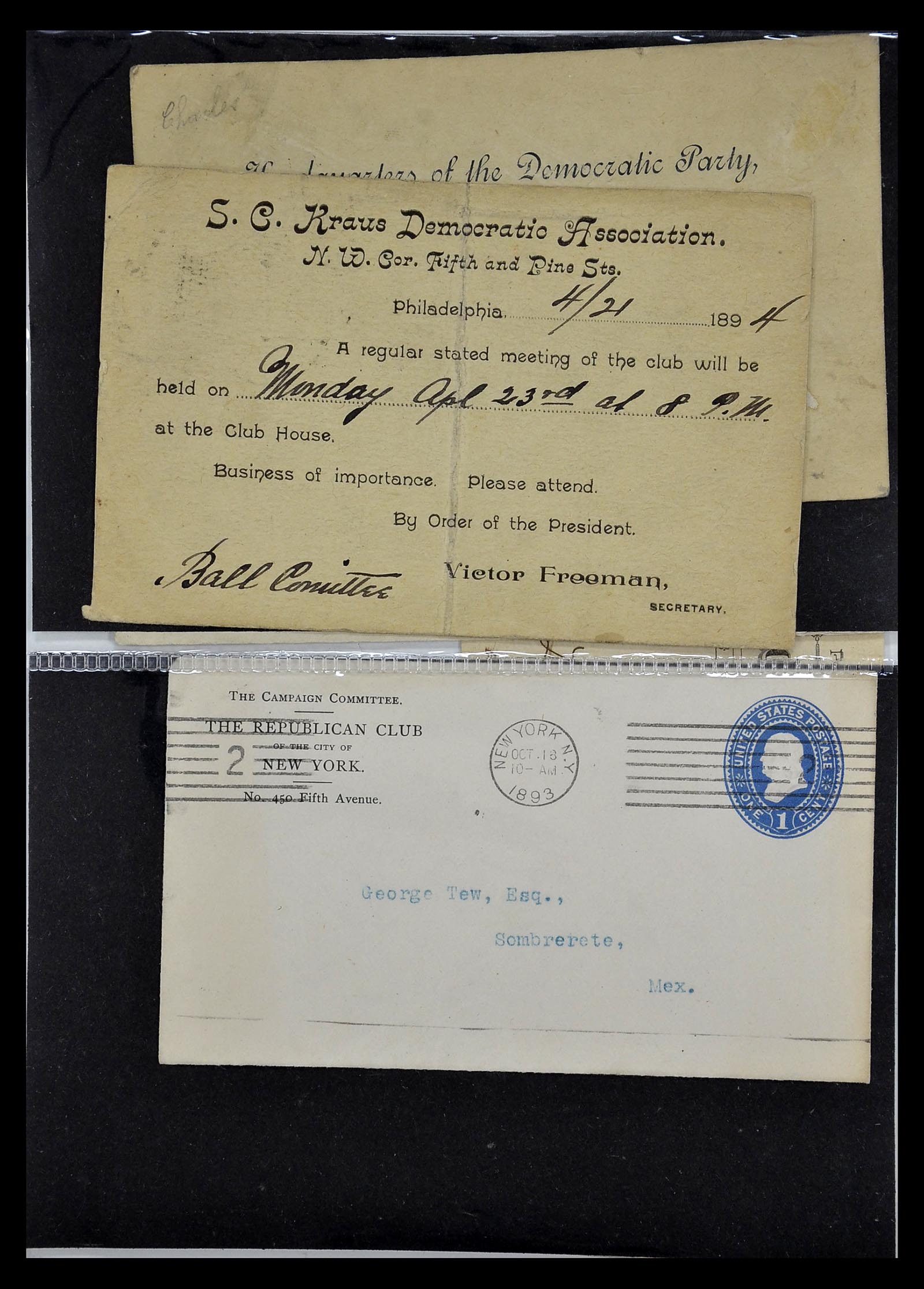 34801 071 - Postzegelverzameling 34801 USA dienst brieven 1840-2000.