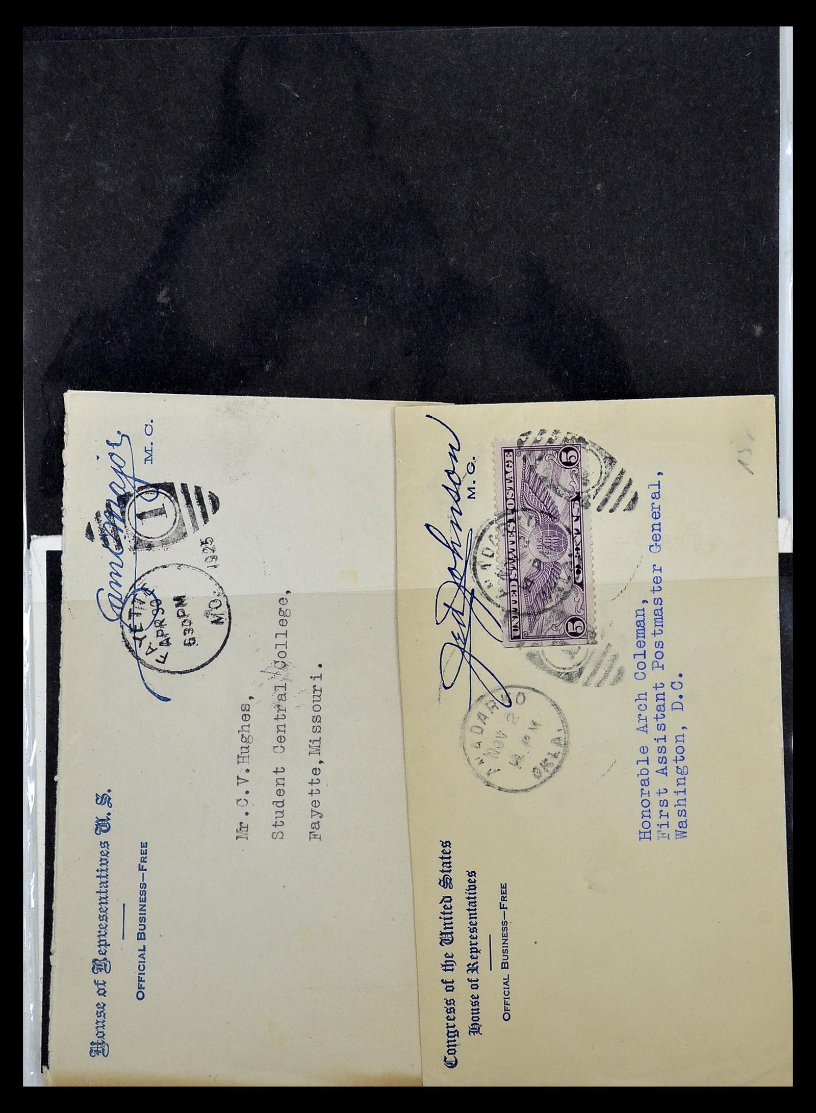 34801 080 - Postzegelverzameling 34801 USA dienst brieven 1840-2000.