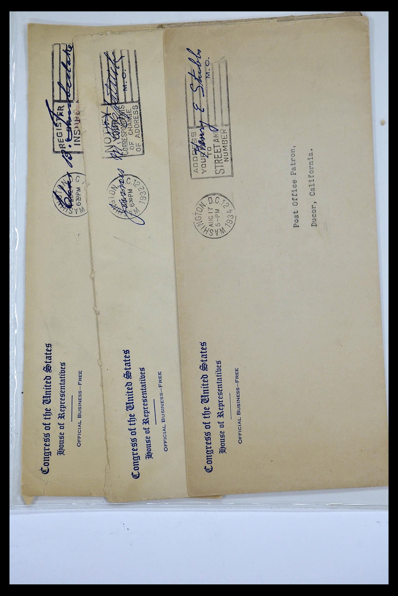 34801 089 - Postzegelverzameling 34801 USA dienst brieven 1840-2000.