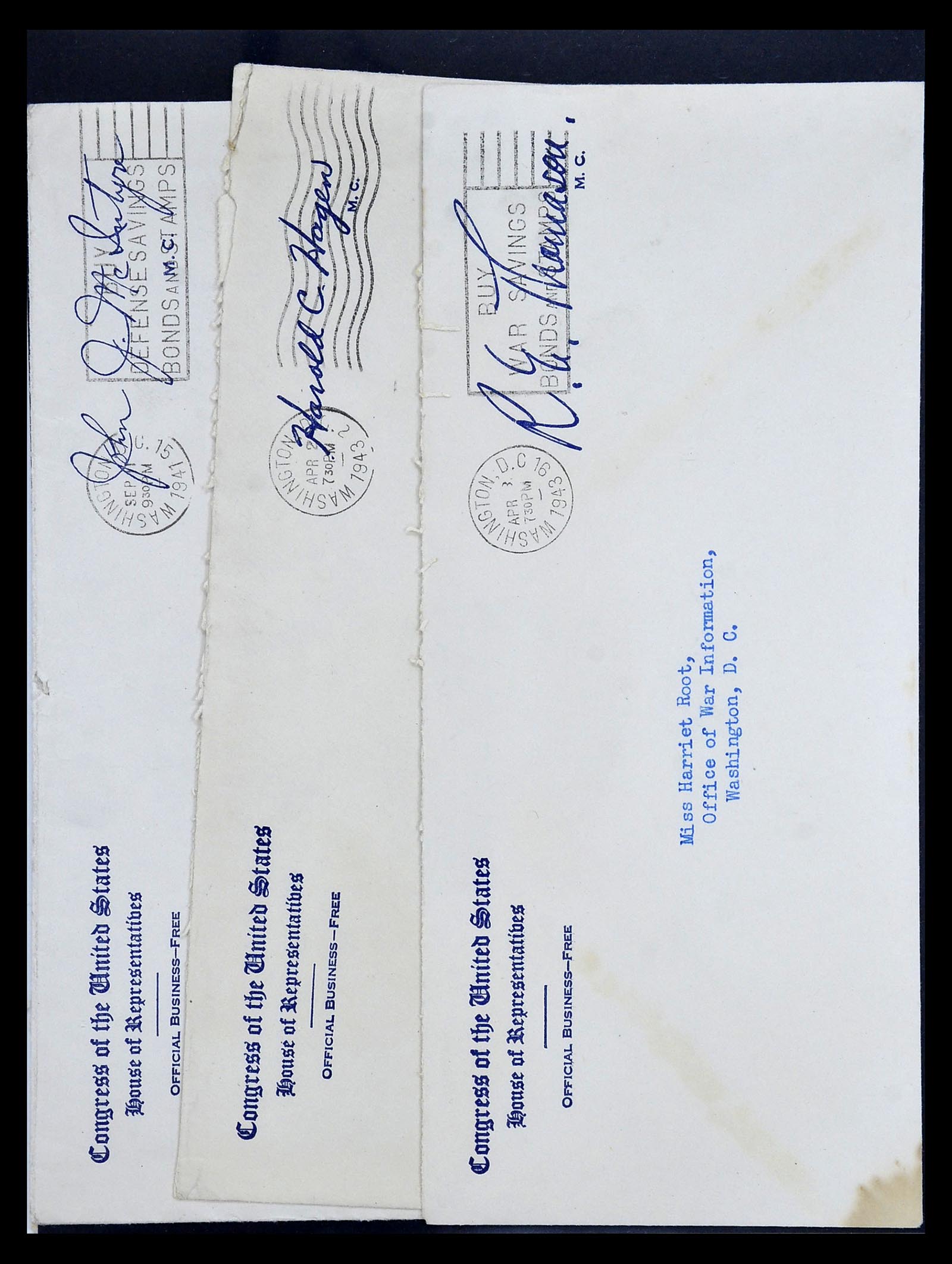 34801 092 - Stamp Collection 34801 USA service covers 1840-2000.