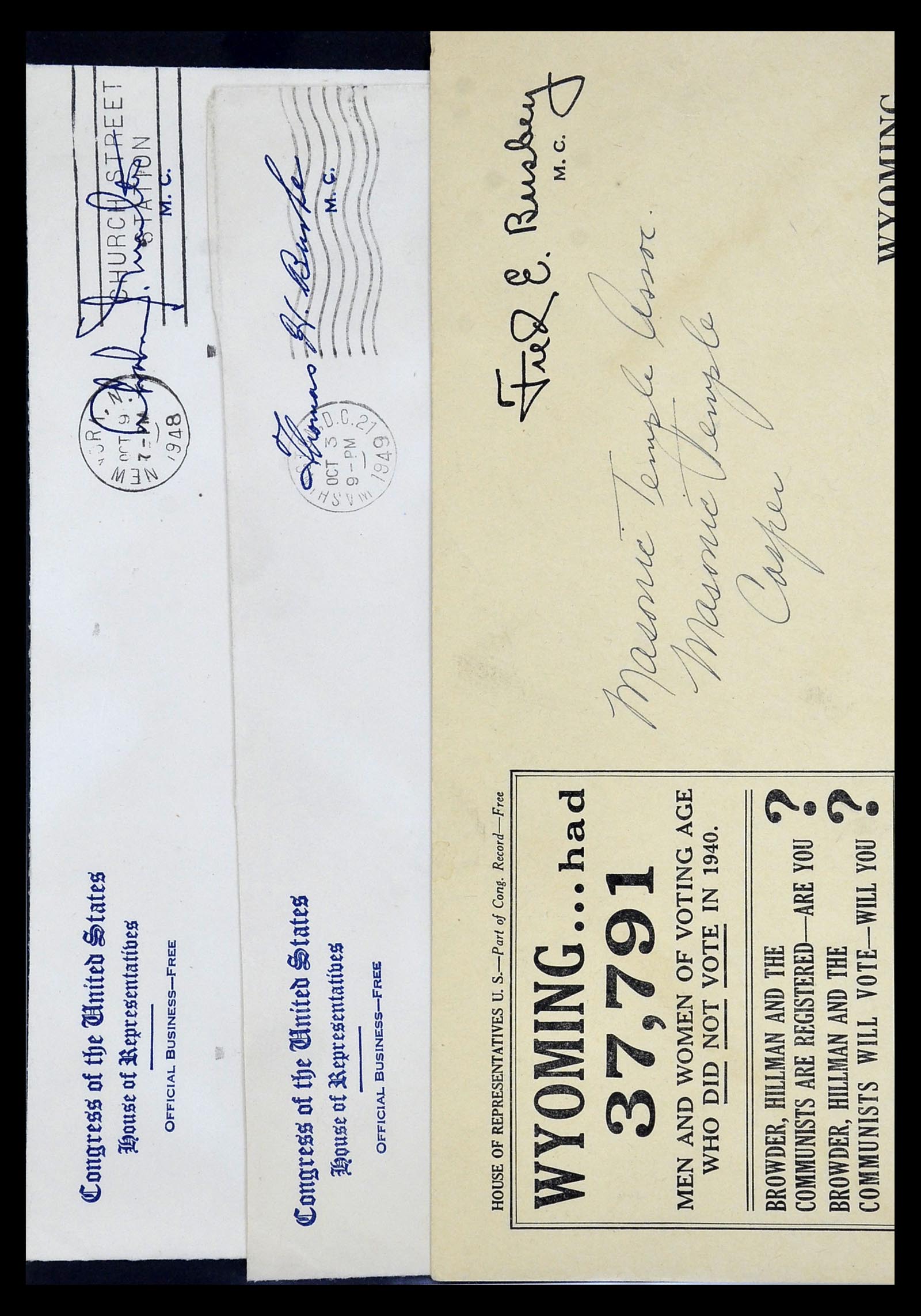 34801 095 - Postzegelverzameling 34801 USA dienst brieven 1840-2000.