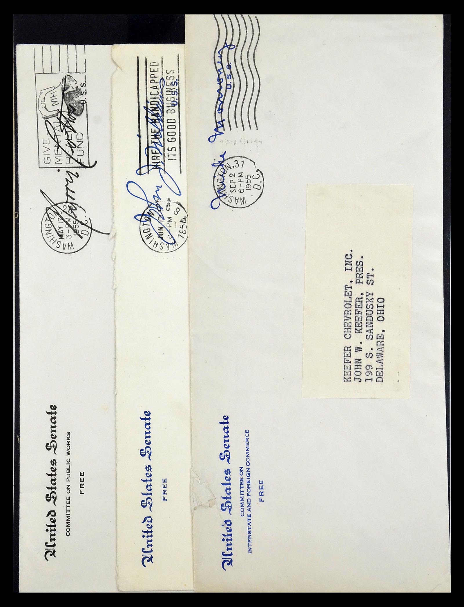 34801 122 - Stamp Collection 34801 USA service covers 1840-2000.