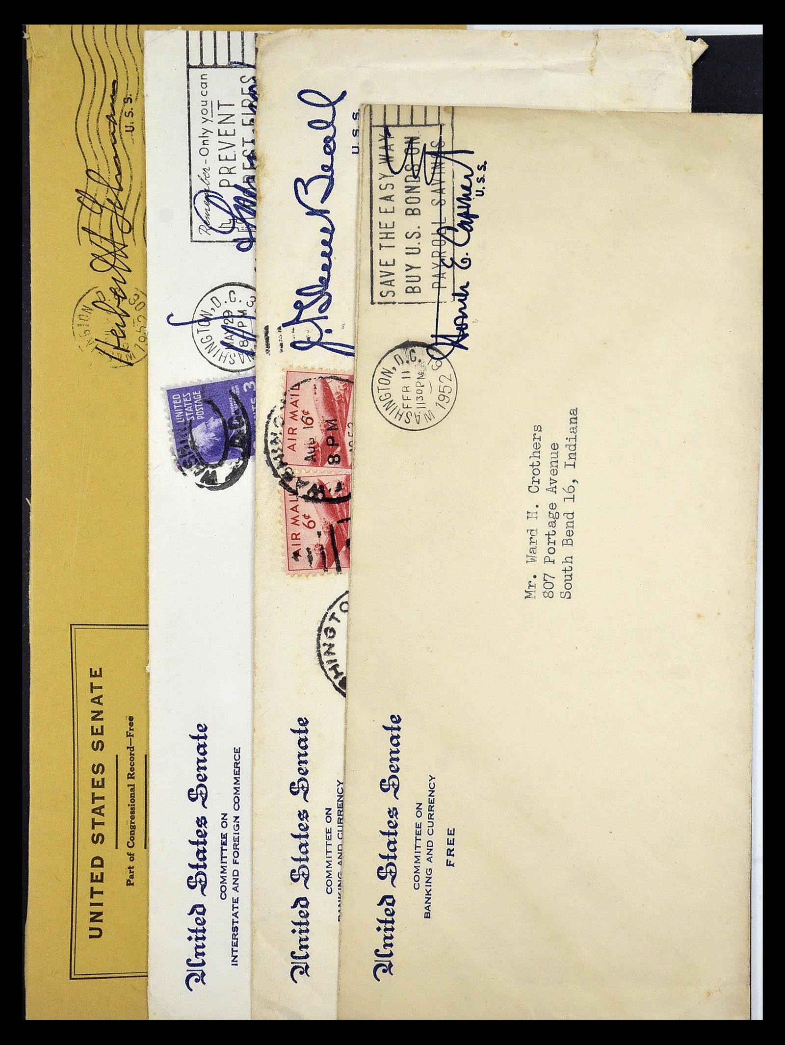 34801 123 - Postzegelverzameling 34801 USA dienst brieven 1840-2000.