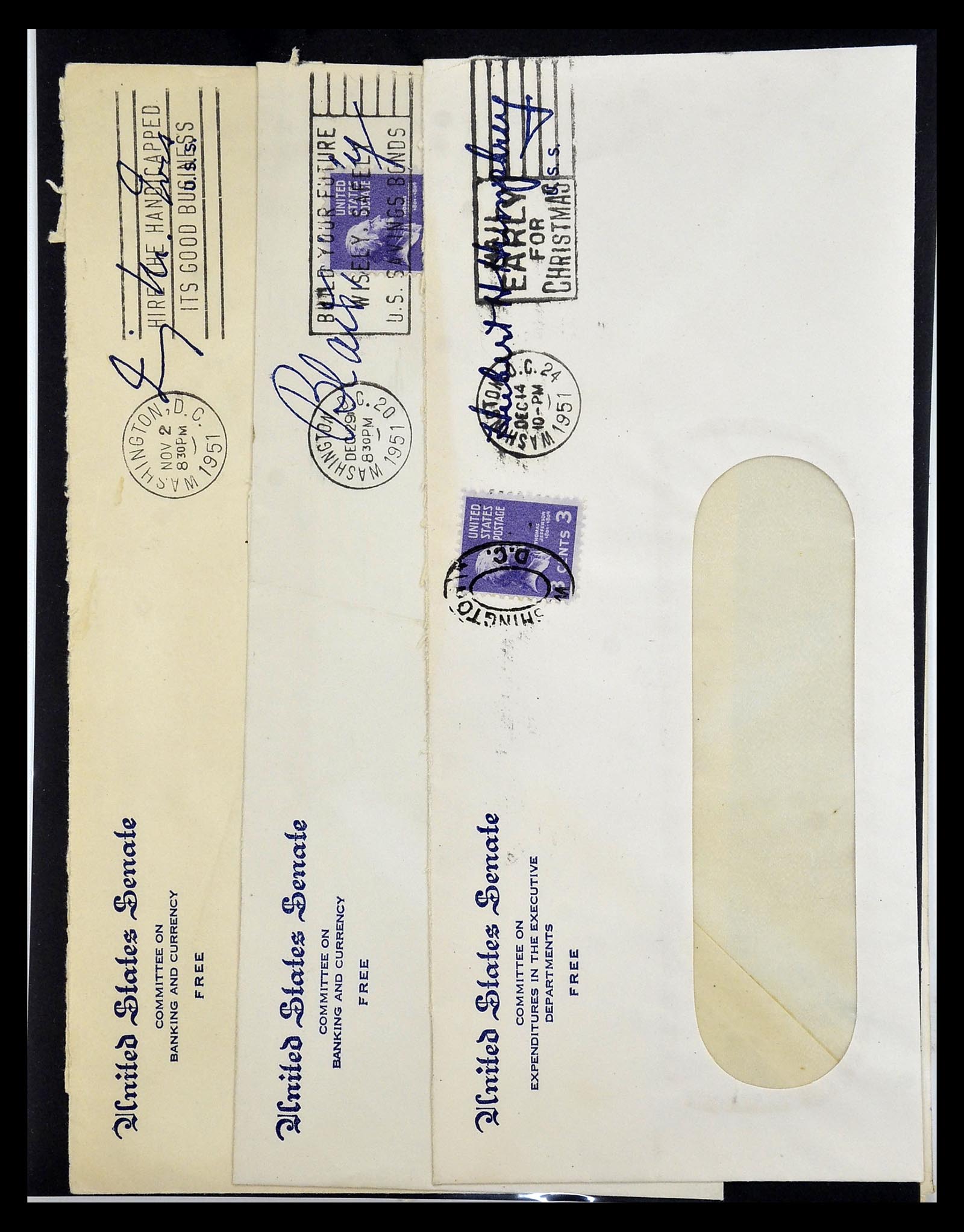 34801 125 - Stamp Collection 34801 USA service covers 1840-2000.