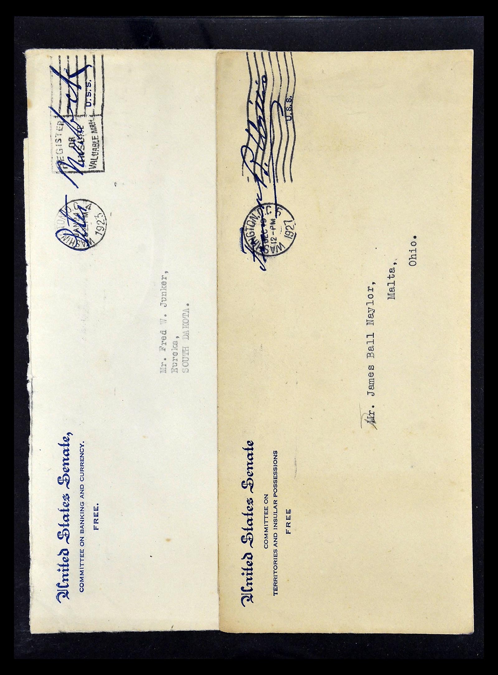 34801 135 - Postzegelverzameling 34801 USA dienst brieven 1840-2000.