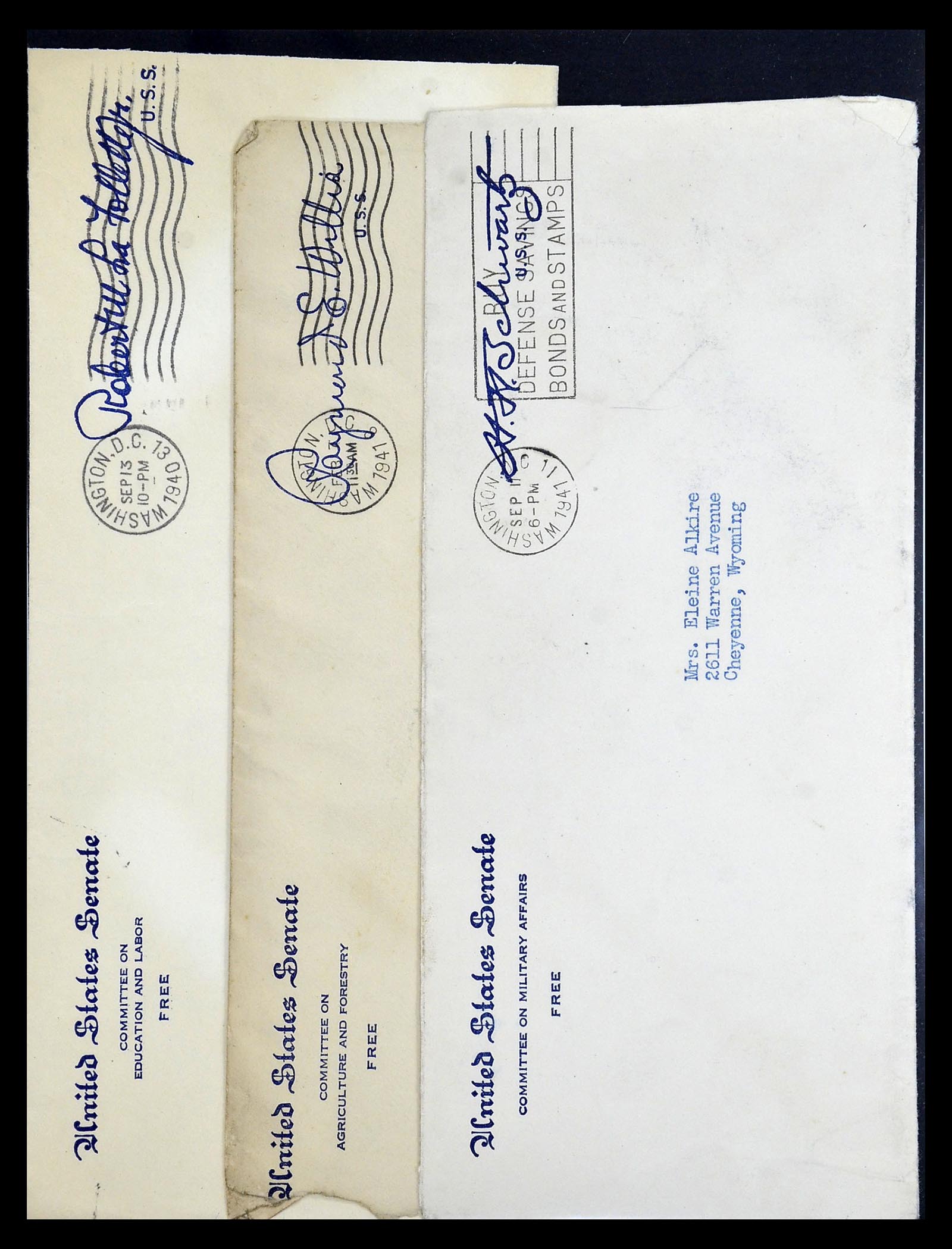34801 138 - Stamp Collection 34801 USA service covers 1840-2000.
