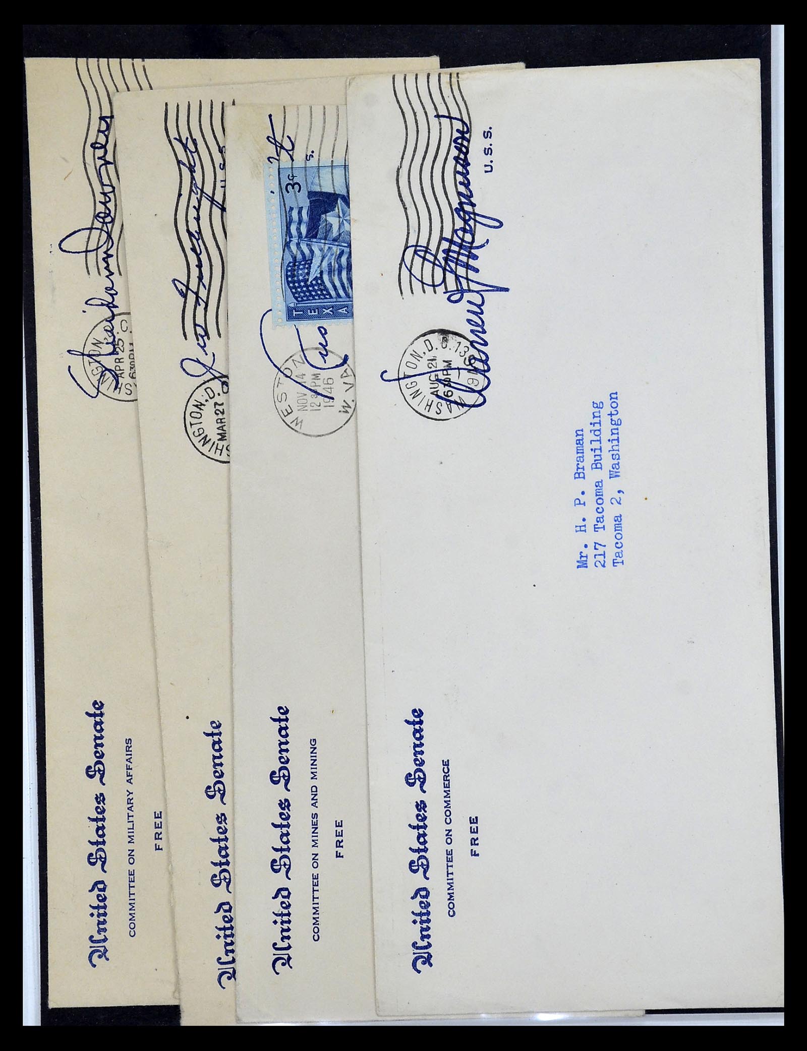 34801 139 - Postzegelverzameling 34801 USA dienst brieven 1840-2000.