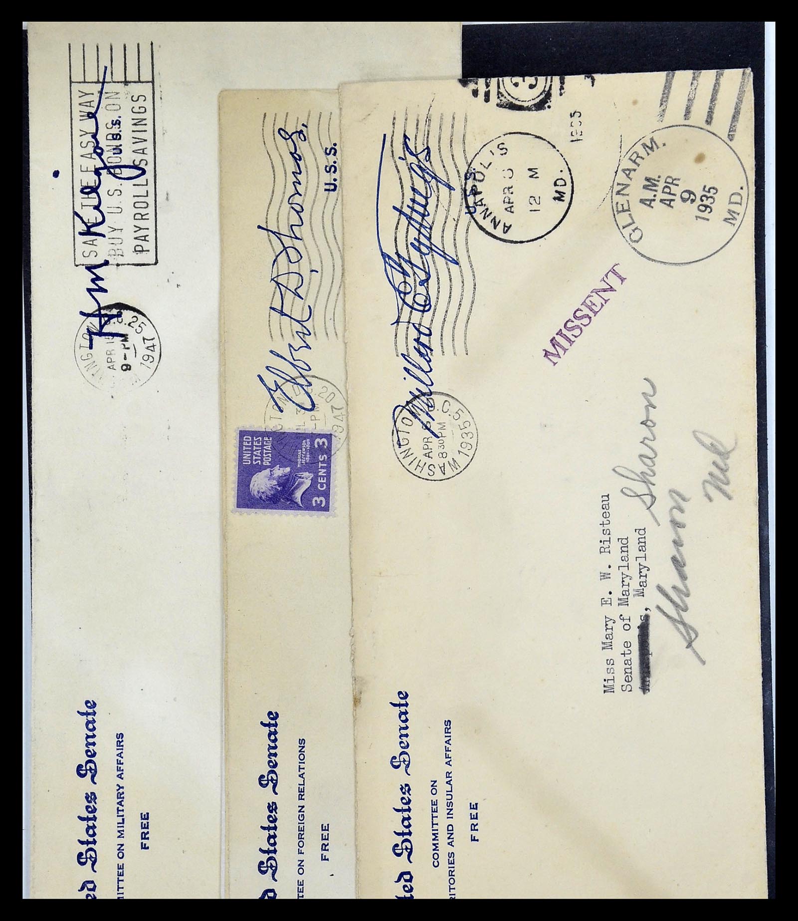 34801 140 - Postzegelverzameling 34801 USA dienst brieven 1840-2000.