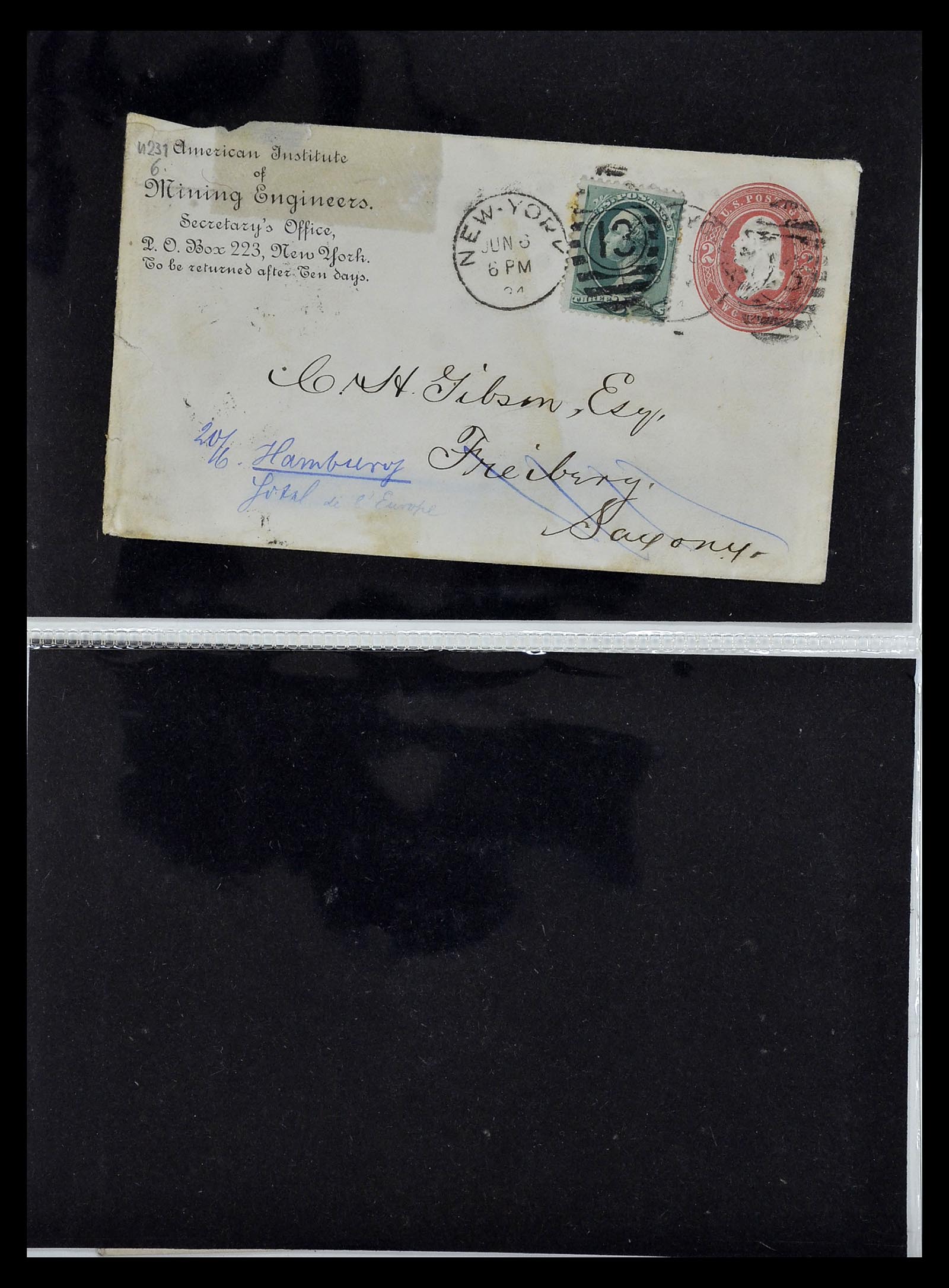 34801 142 - Postzegelverzameling 34801 USA dienst brieven 1840-2000.