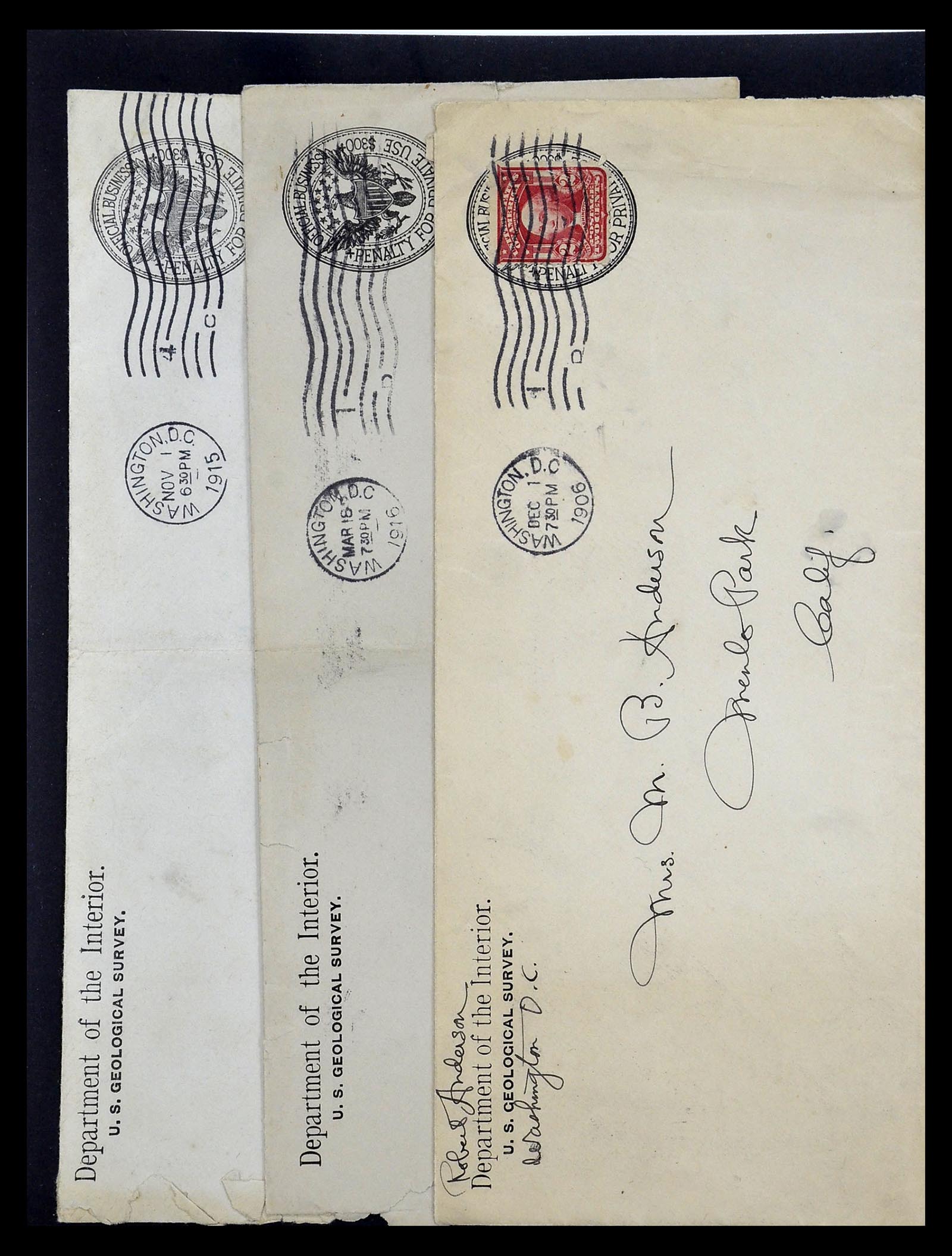 34801 149 - Postzegelverzameling 34801 USA dienst brieven 1840-2000.