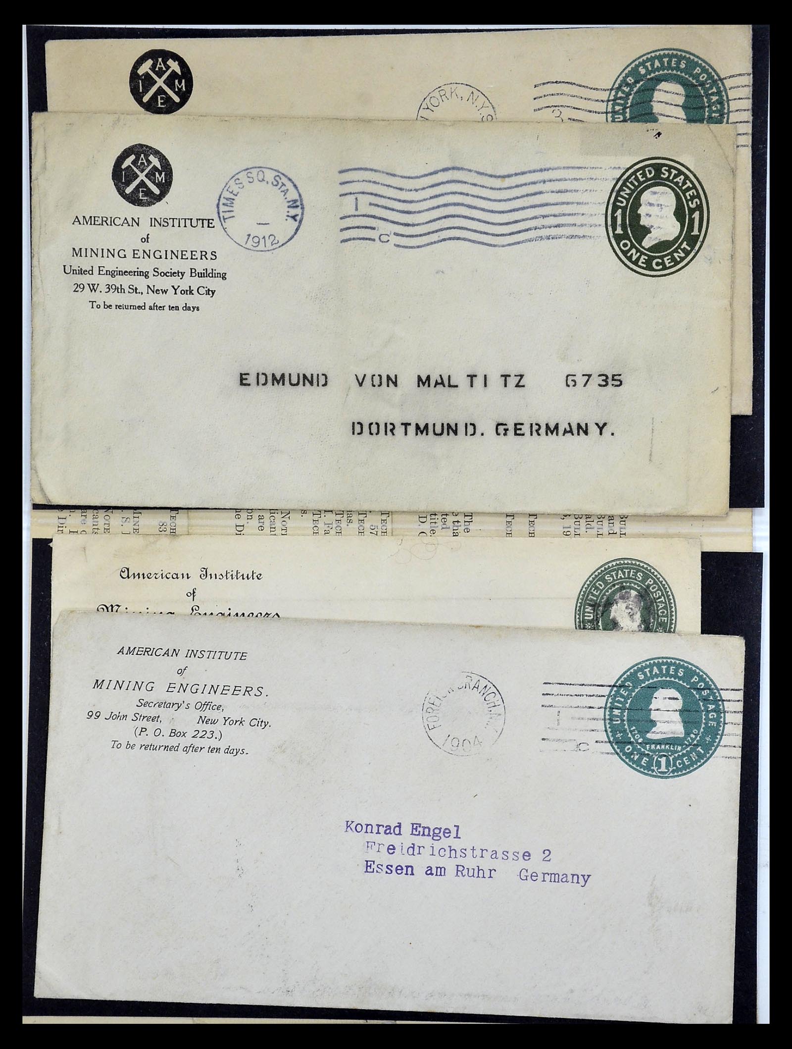 34801 151 - Postzegelverzameling 34801 USA dienst brieven 1840-2000.