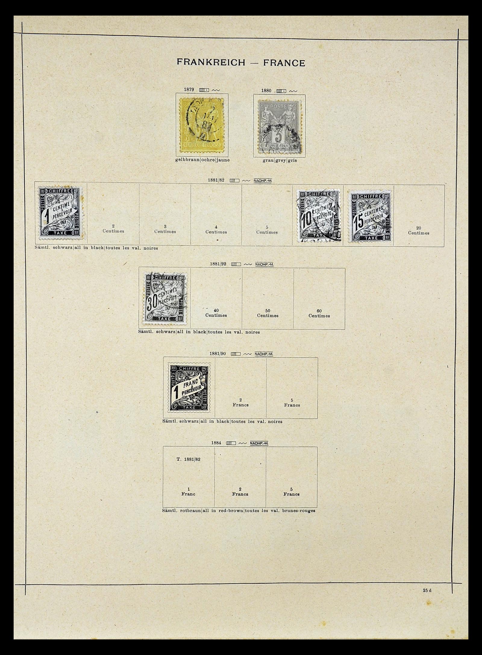 34802 005 - Stamp Collection 34802 France 1849-1959.