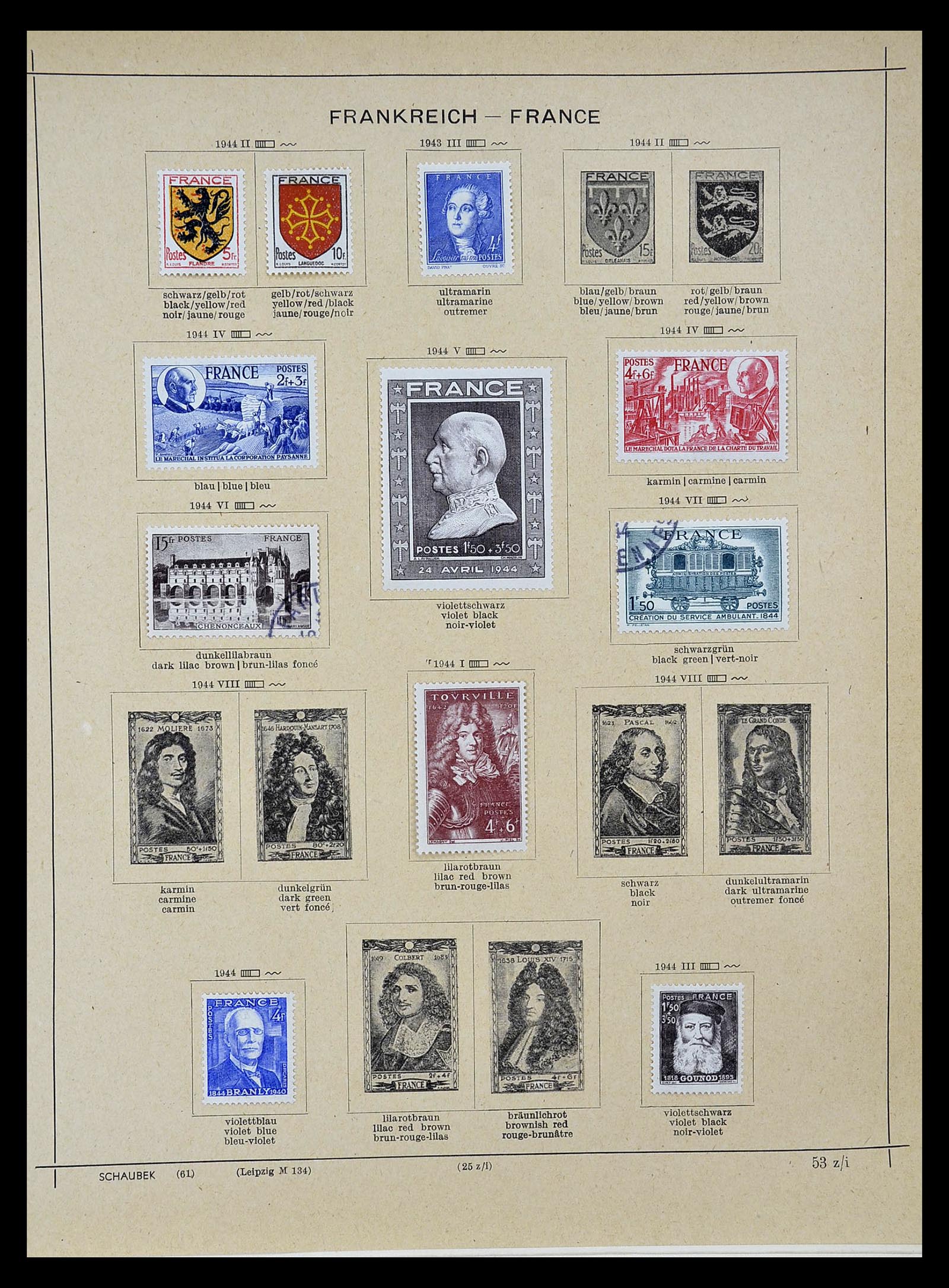 34802 037 - Postzegelverzameling 34802 Frankrijk 1849-1959.