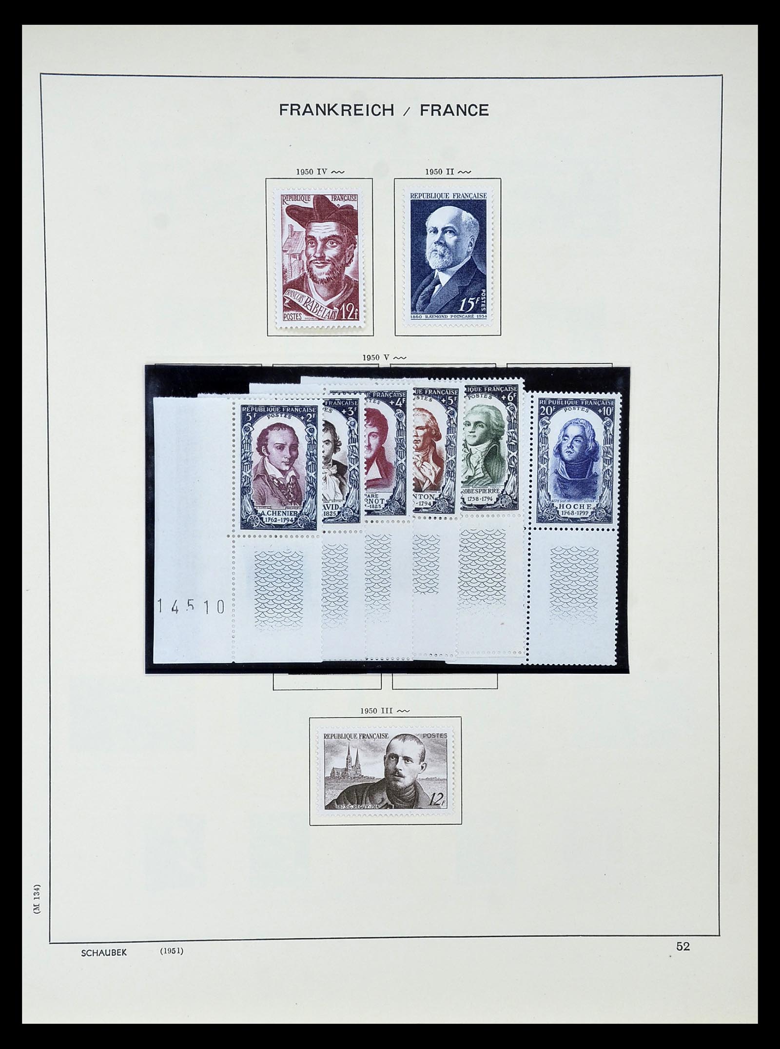 34802 053 - Postzegelverzameling 34802 Frankrijk 1849-1959.
