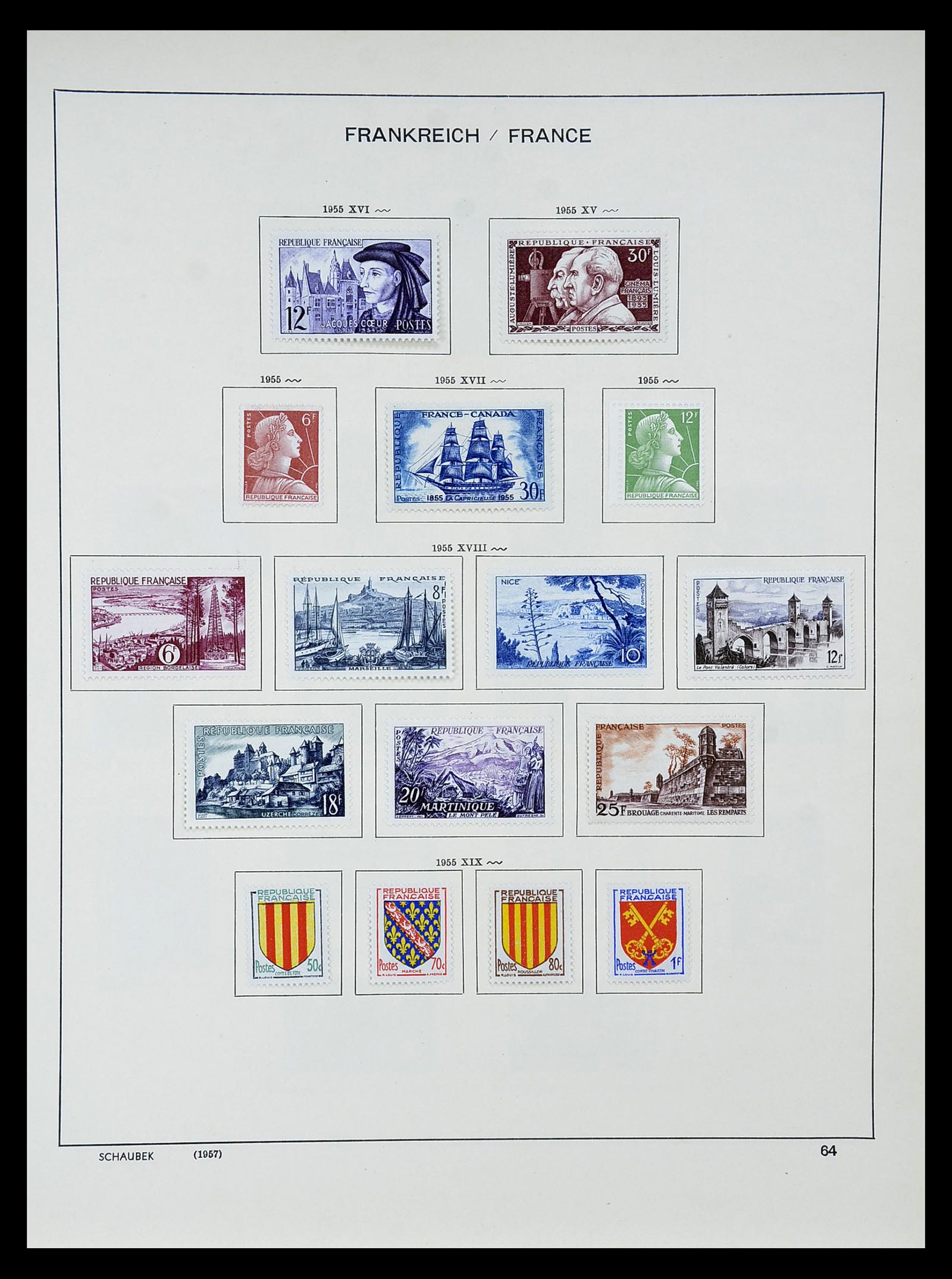34802 065 - Stamp Collection 34802 France 1849-1959.