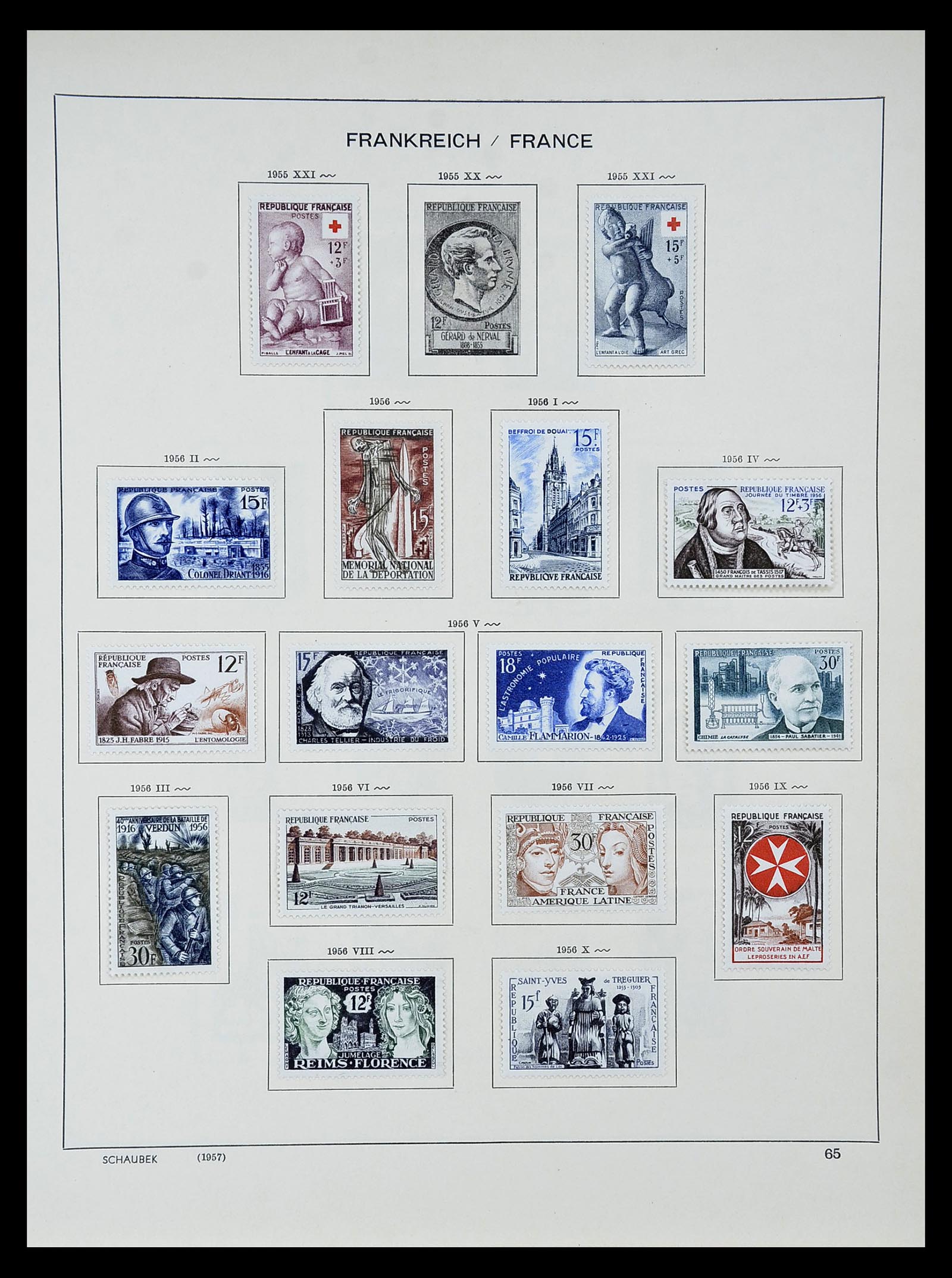 34802 066 - Stamp Collection 34802 France 1849-1959.