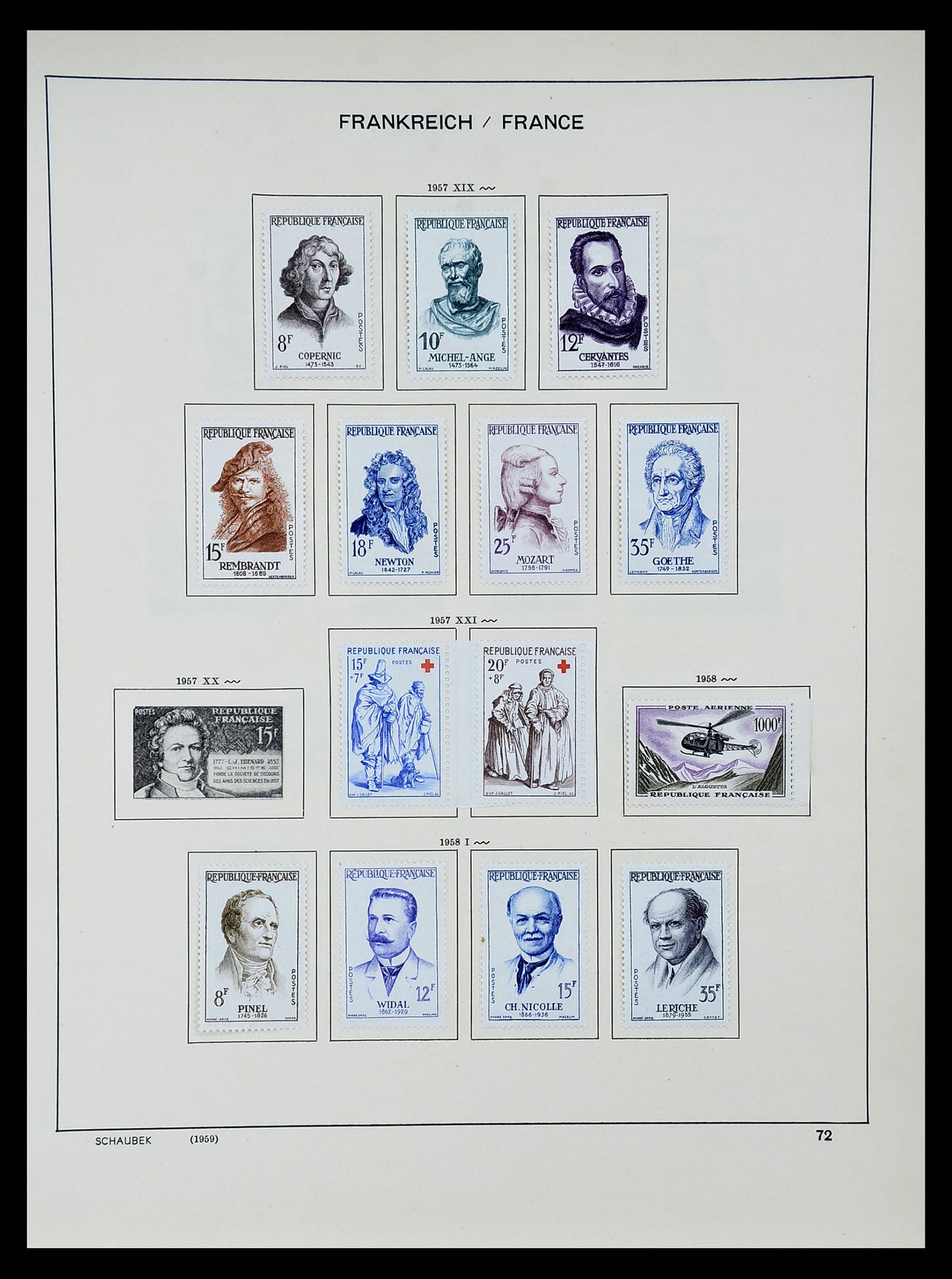 34802 073 - Stamp Collection 34802 France 1849-1959.