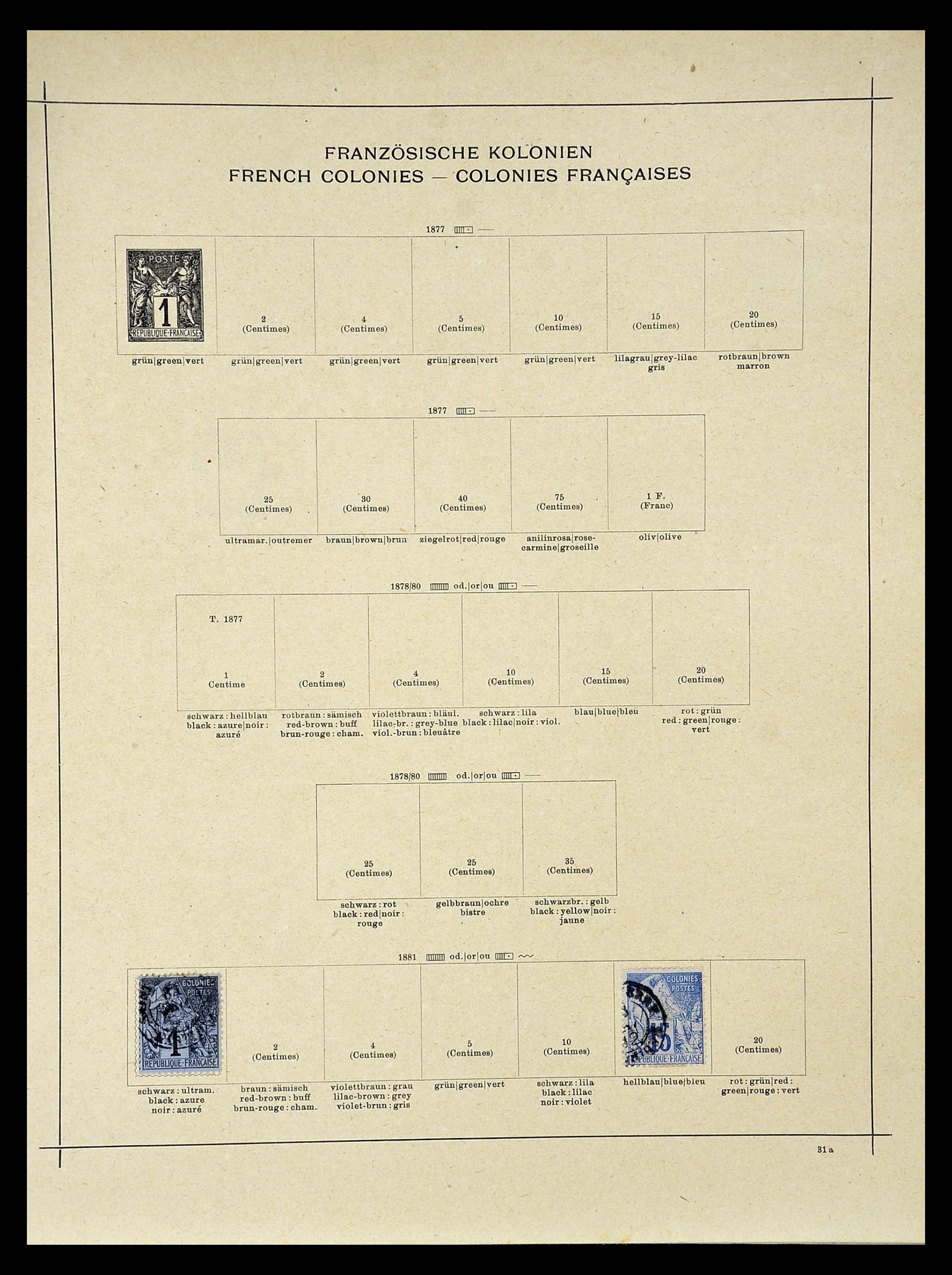 34802 084 - Postzegelverzameling 34802 Frankrijk 1849-1959.