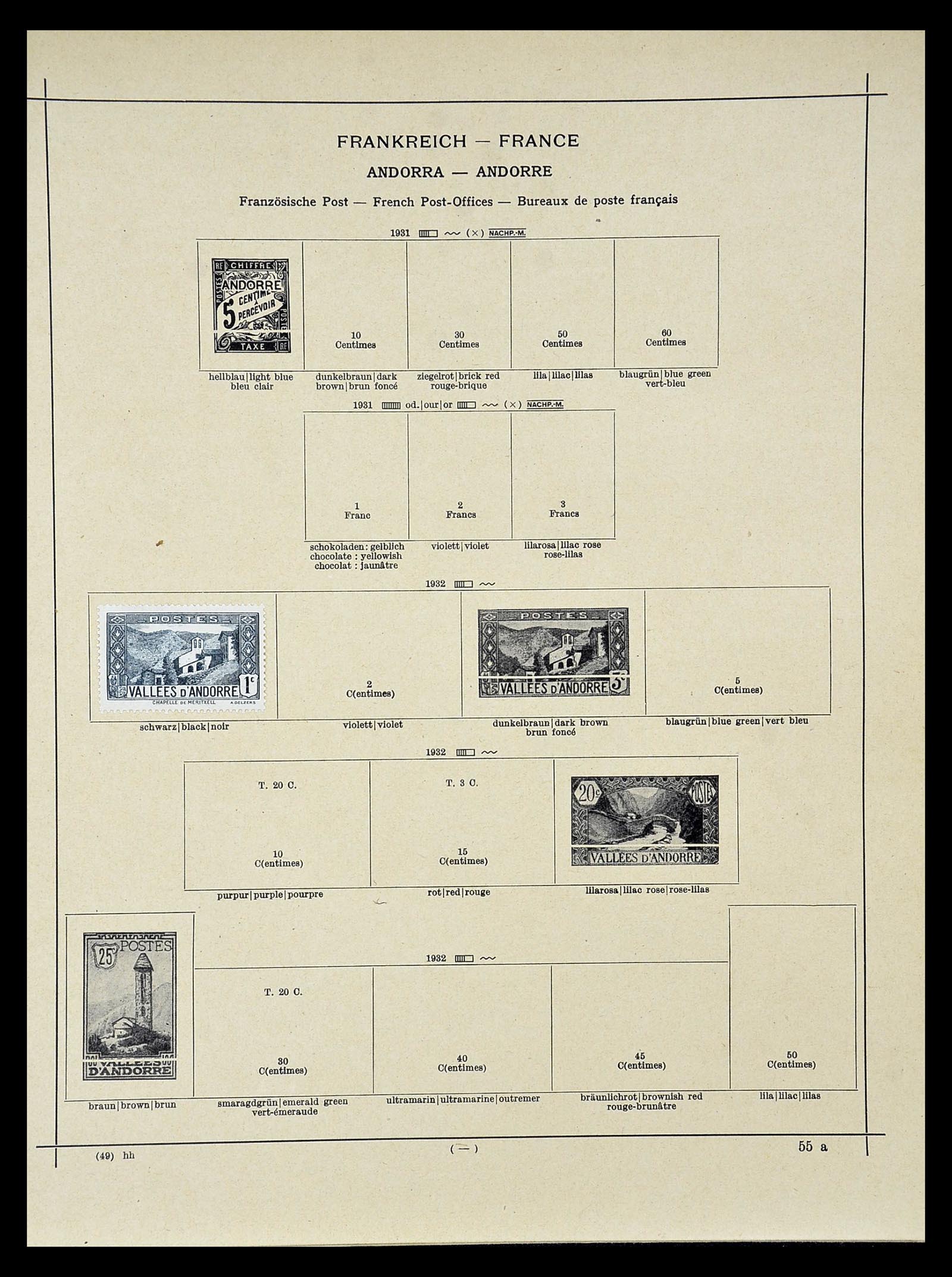 34802 086 - Postzegelverzameling 34802 Frankrijk 1849-1959.