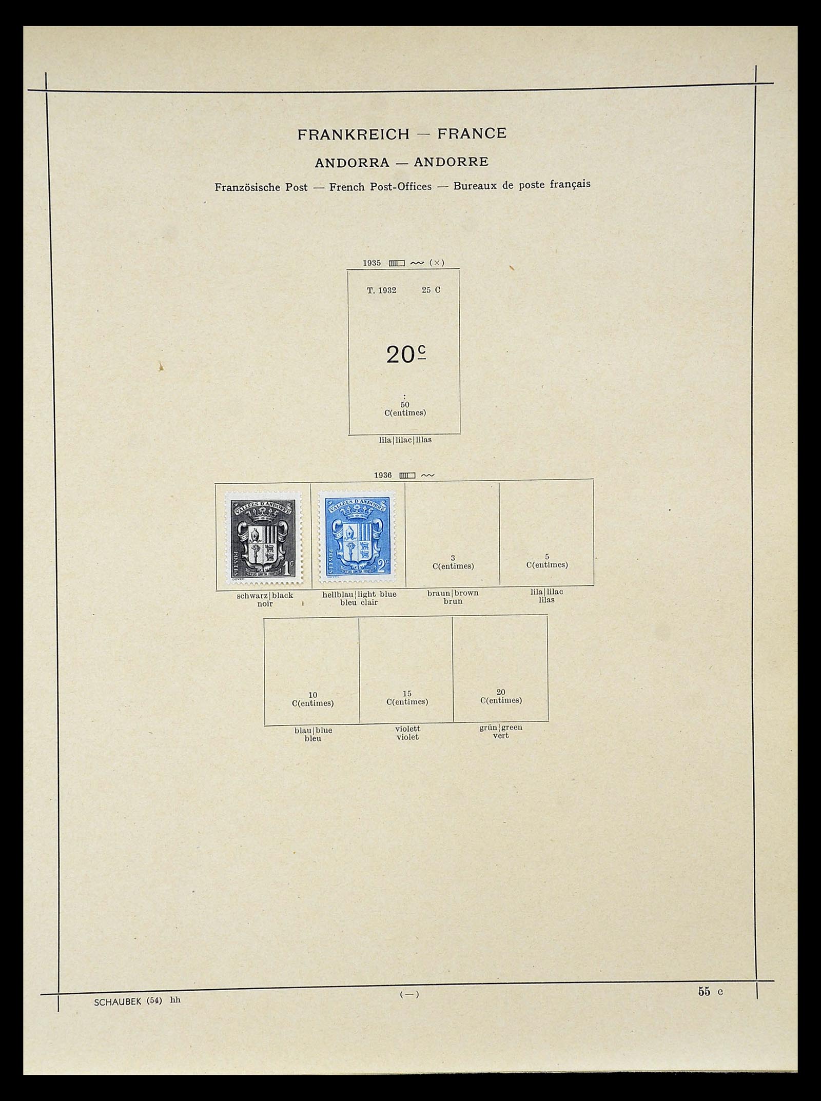34802 087 - Postzegelverzameling 34802 Frankrijk 1849-1959.