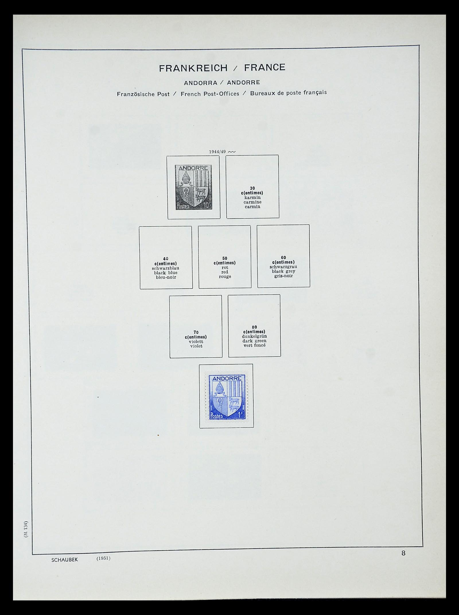 34802 089 - Postzegelverzameling 34802 Frankrijk 1849-1959.