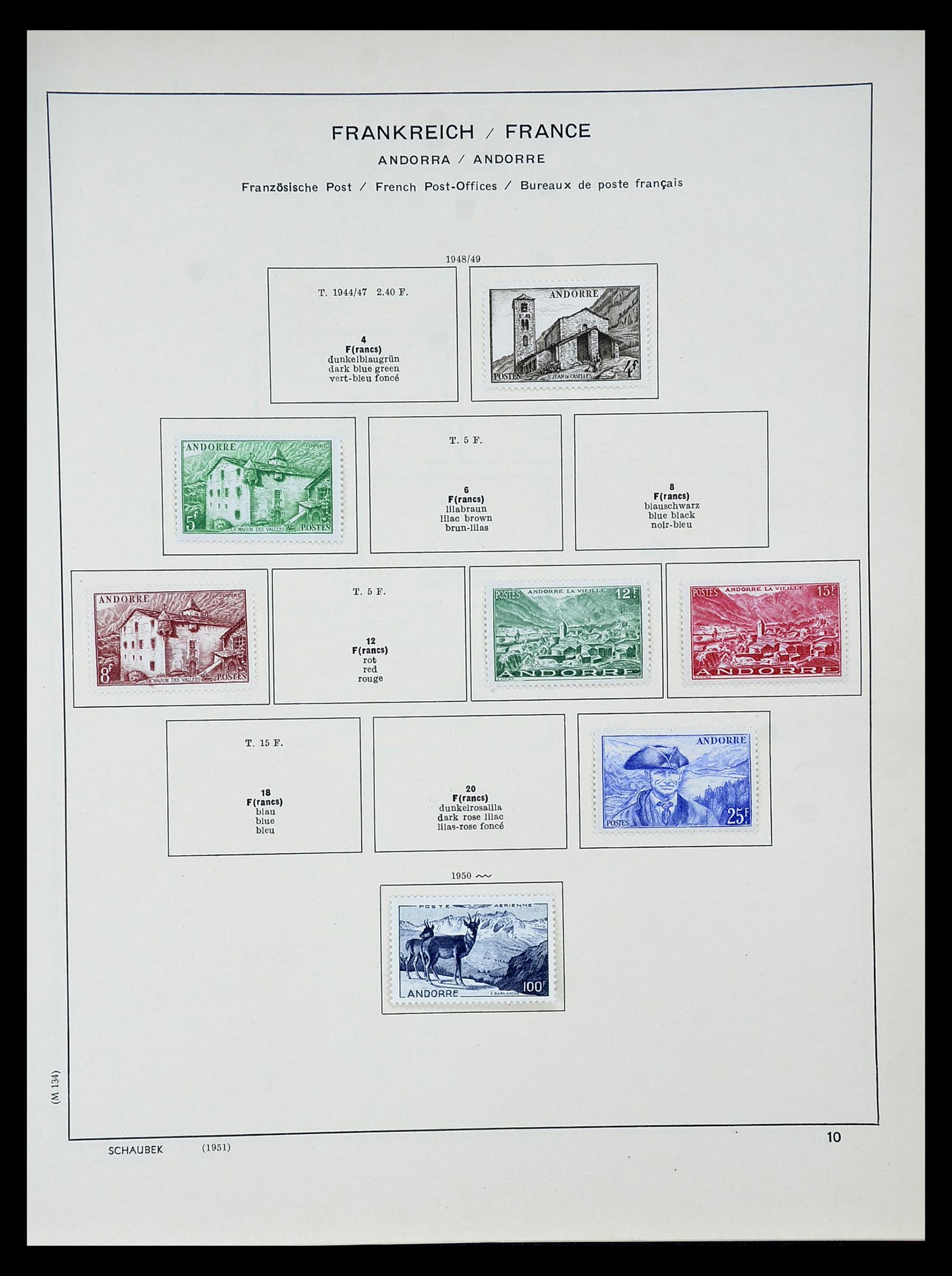 34802 091 - Postzegelverzameling 34802 Frankrijk 1849-1959.