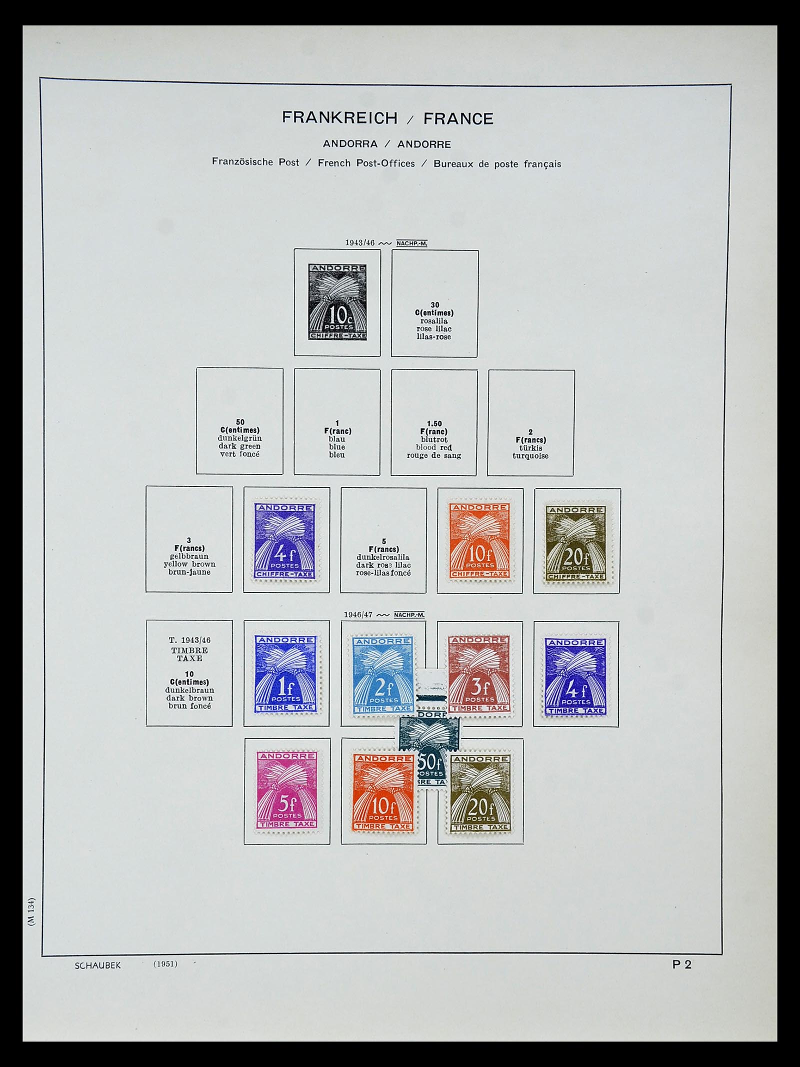 34802 092 - Postzegelverzameling 34802 Frankrijk 1849-1959.