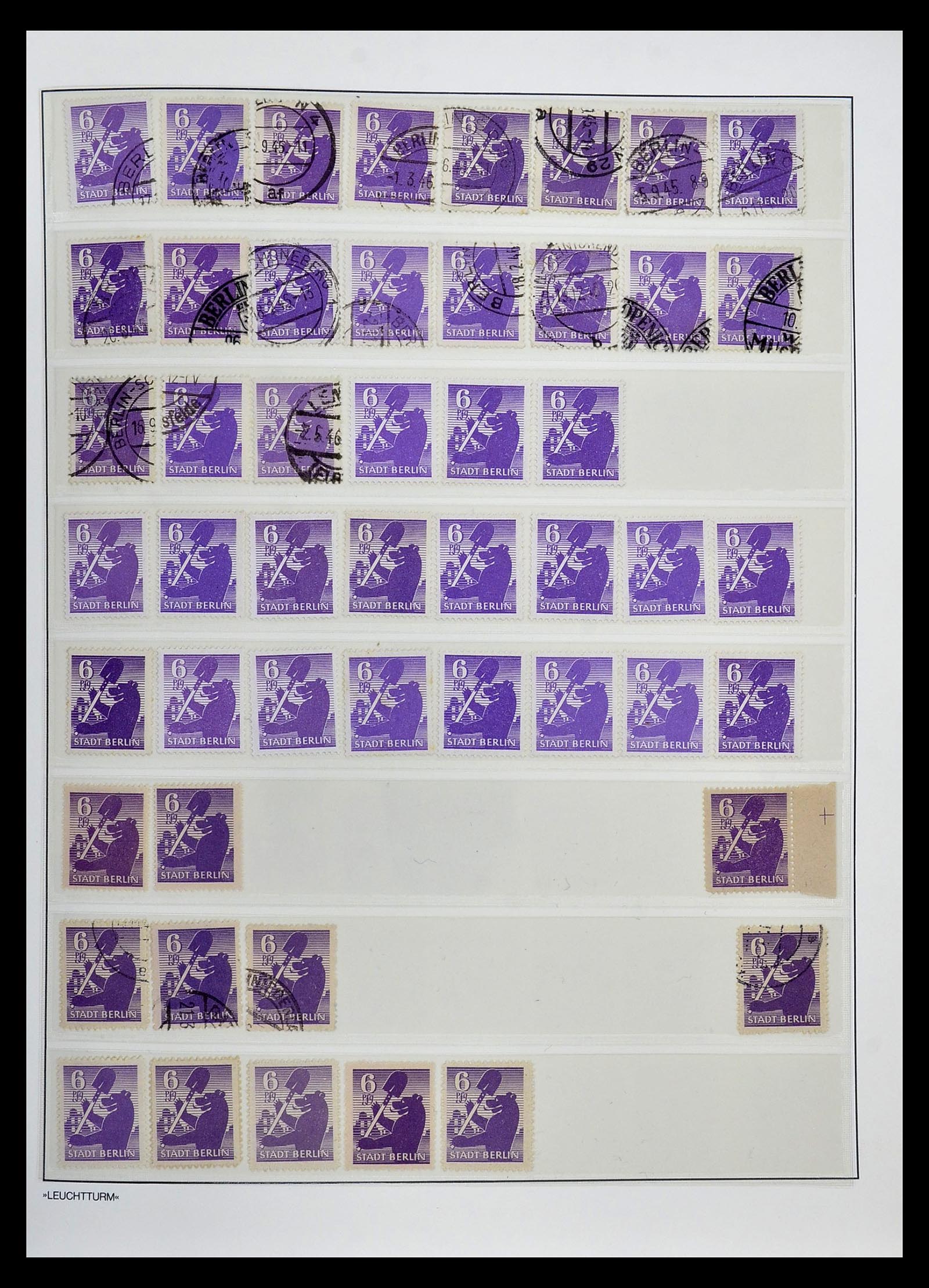 34805 008 - Stamp Collection 34805 Soviet Zone 1945-1949.