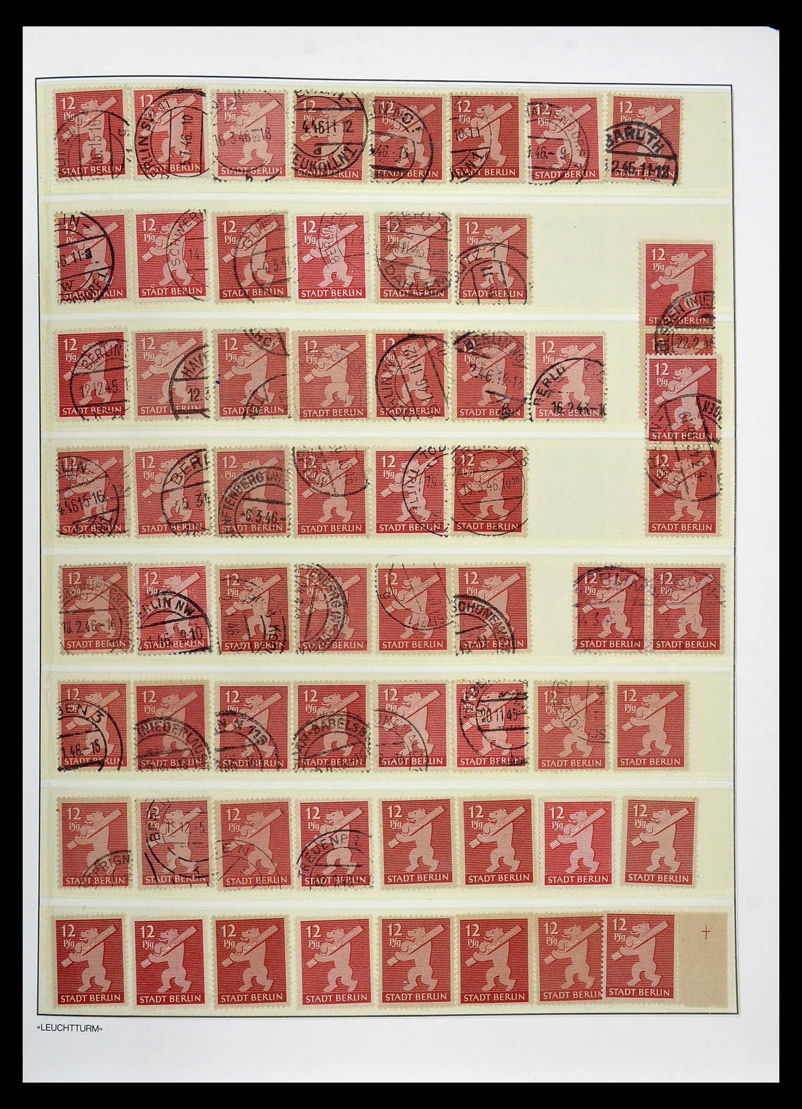 34805 011 - Postzegelverzameling 34805 Sovjet Zone 1945-1949.