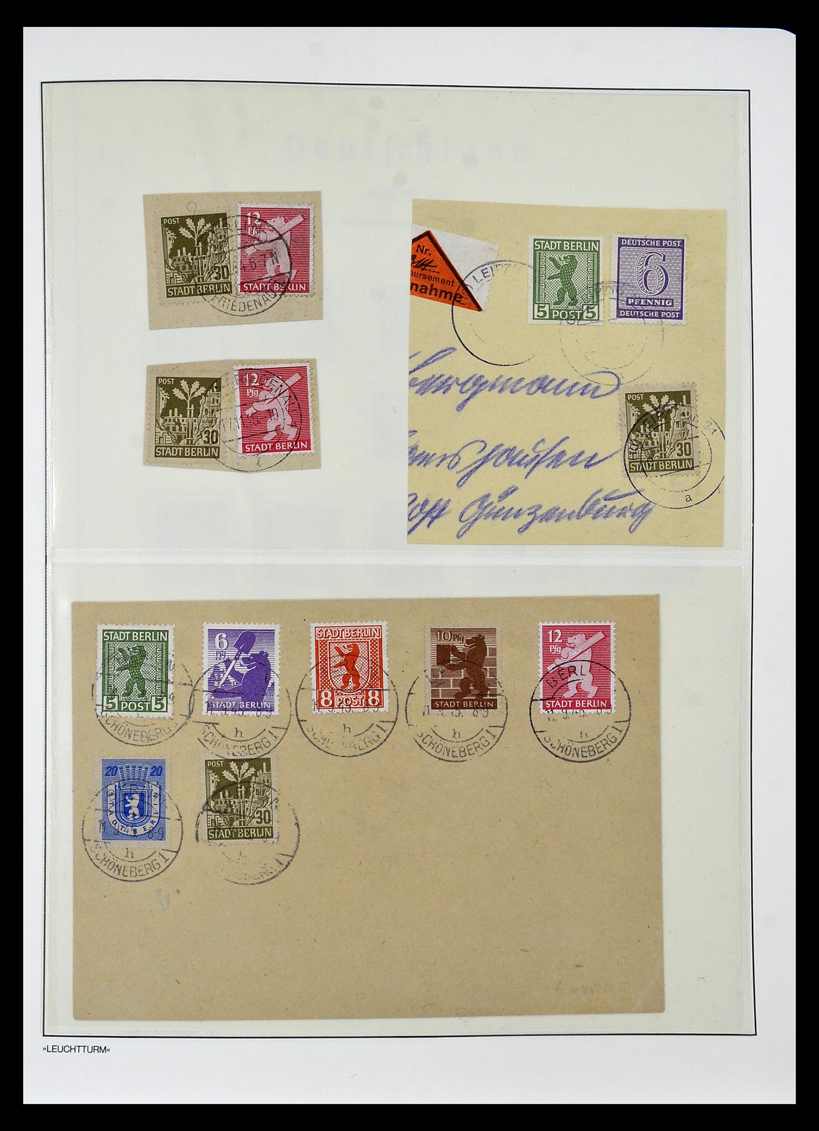 34805 016 - Postzegelverzameling 34805 Sovjet Zone 1945-1949.