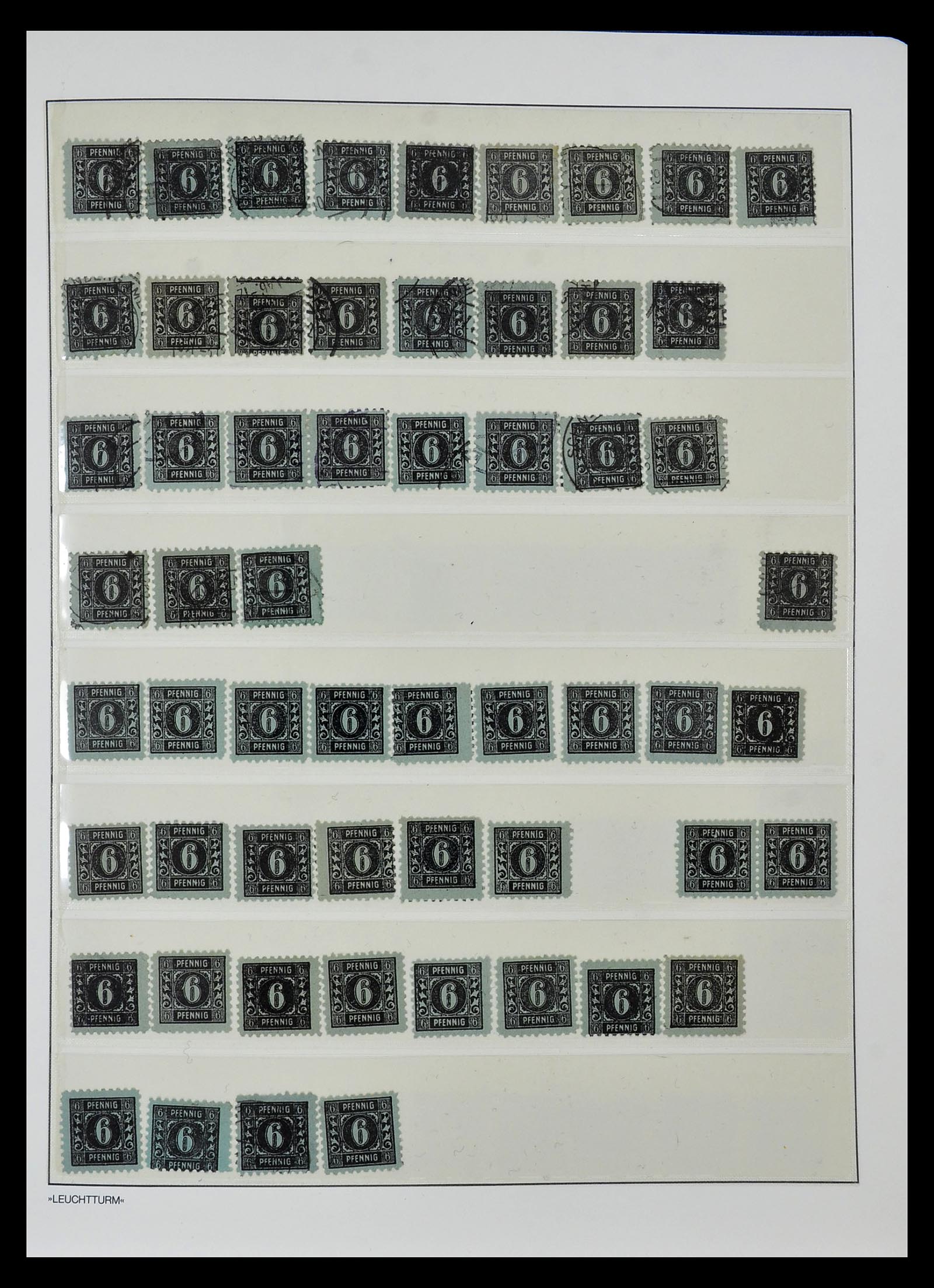34805 021 - Stamp Collection 34805 Soviet Zone 1945-1949.