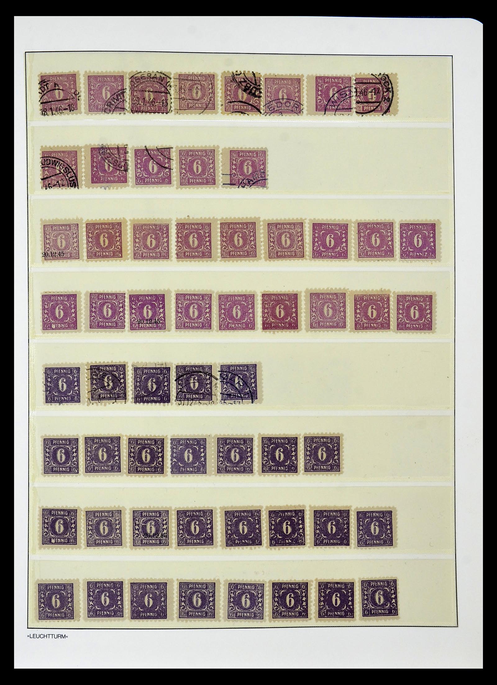 34805 023 - Stamp Collection 34805 Soviet Zone 1945-1949.