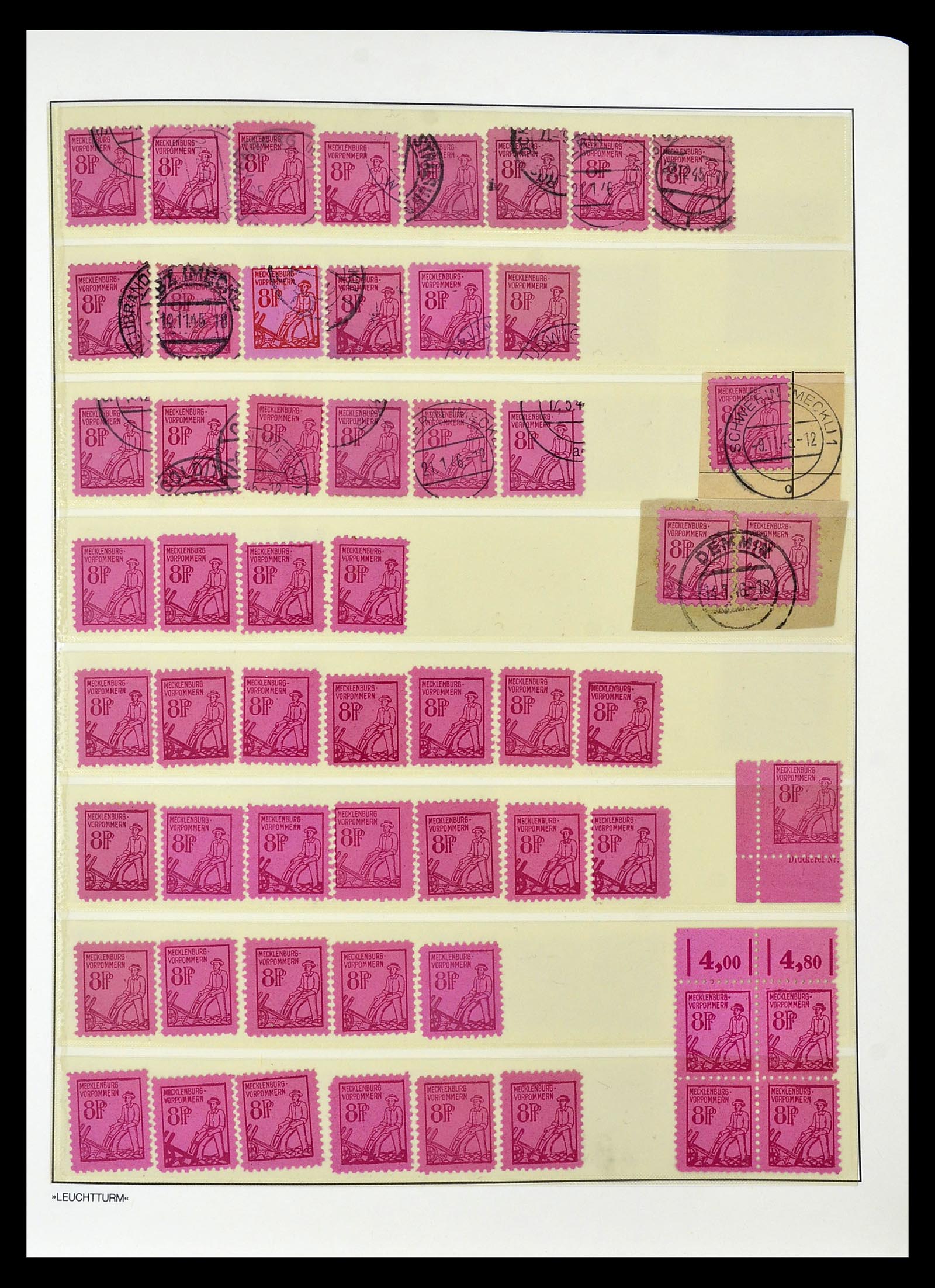 34805 024 - Stamp Collection 34805 Soviet Zone 1945-1949.