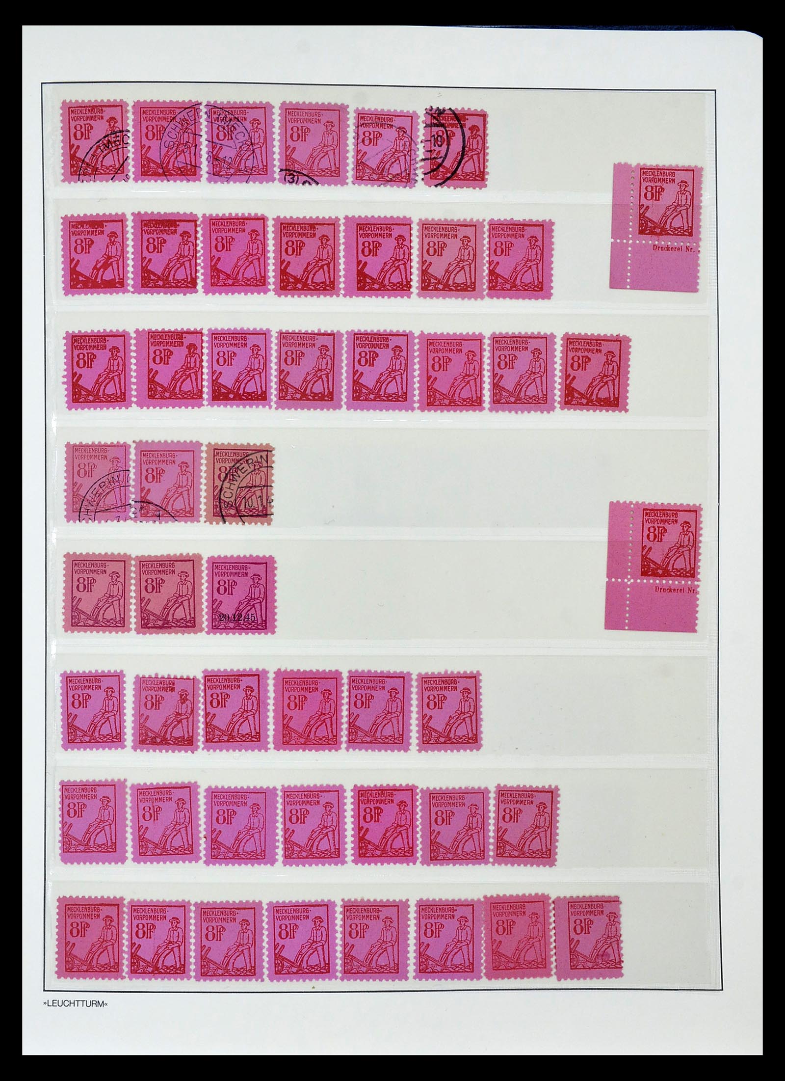 34805 025 - Stamp Collection 34805 Soviet Zone 1945-1949.