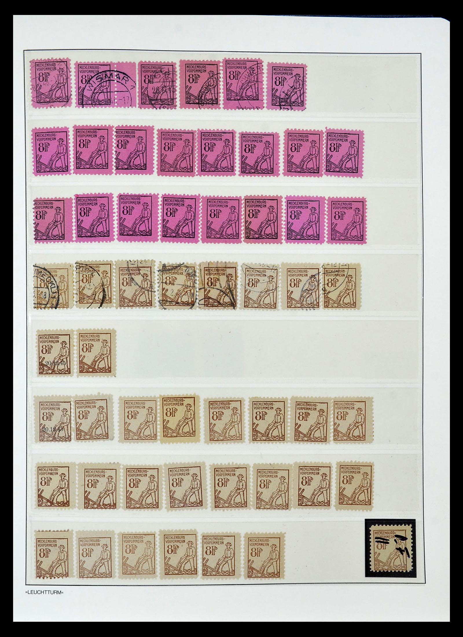 34805 026 - Stamp Collection 34805 Soviet Zone 1945-1949.