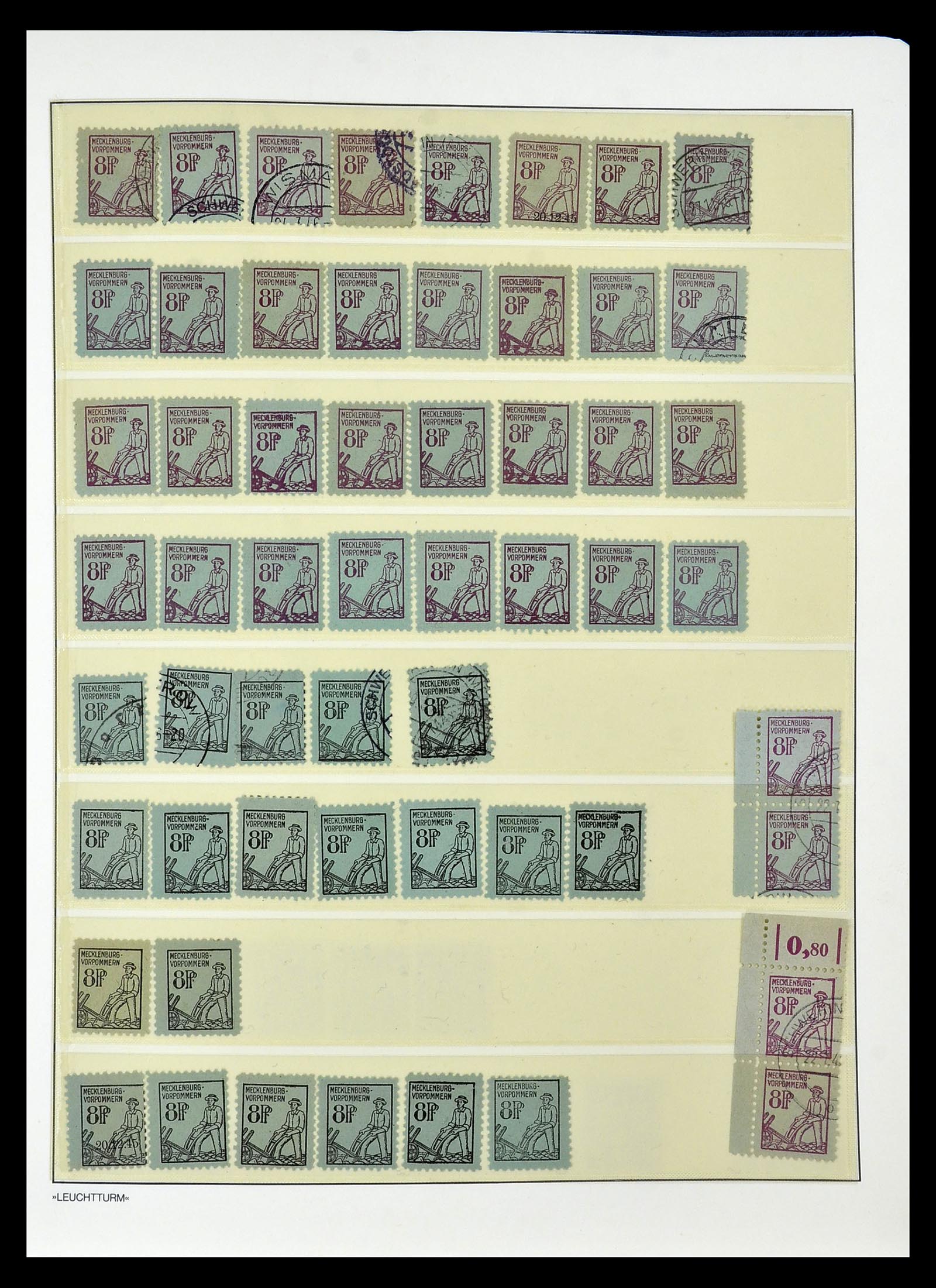 34805 027 - Stamp Collection 34805 Soviet Zone 1945-1949.