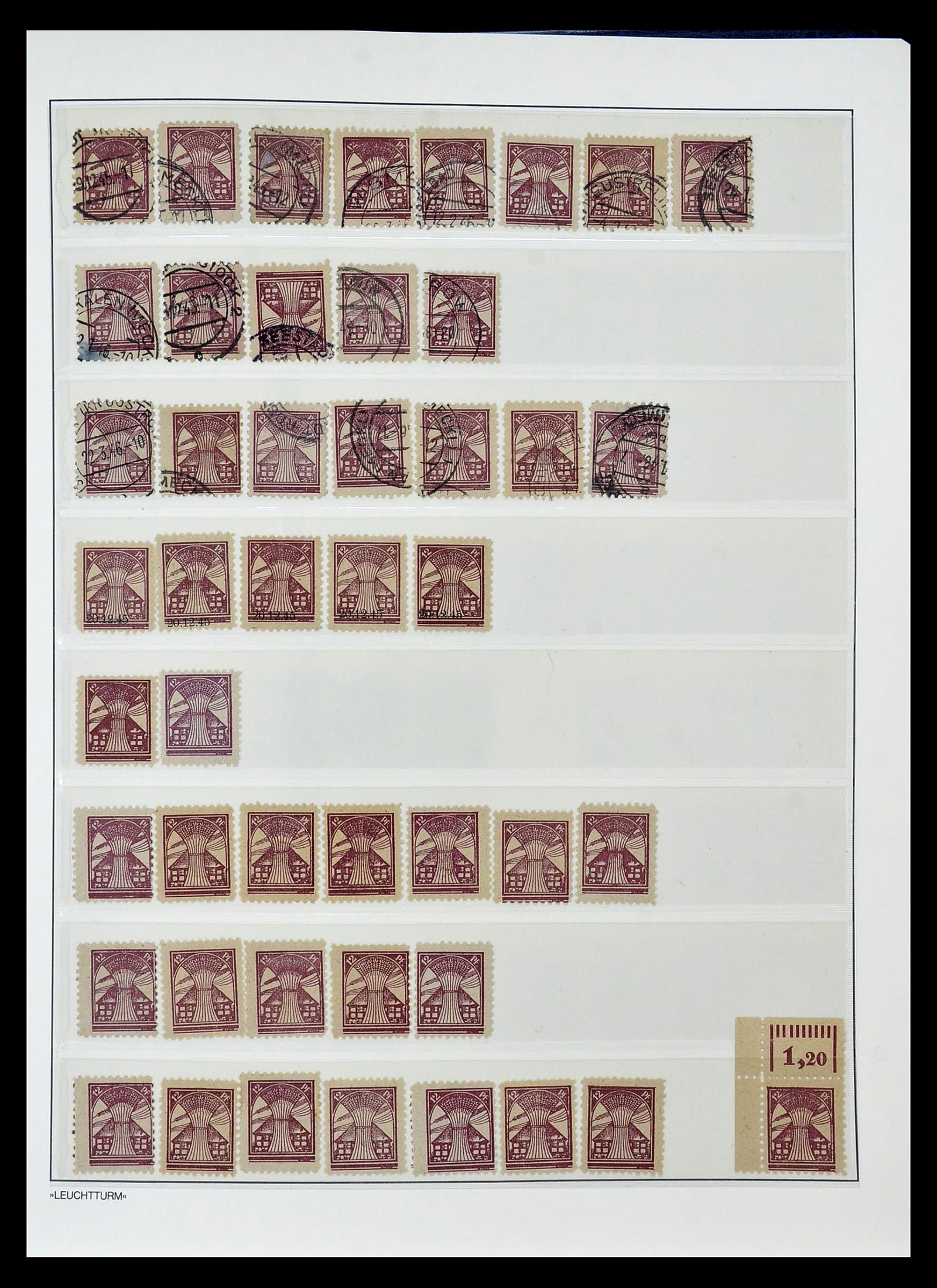 34805 028 - Stamp Collection 34805 Soviet Zone 1945-1949.
