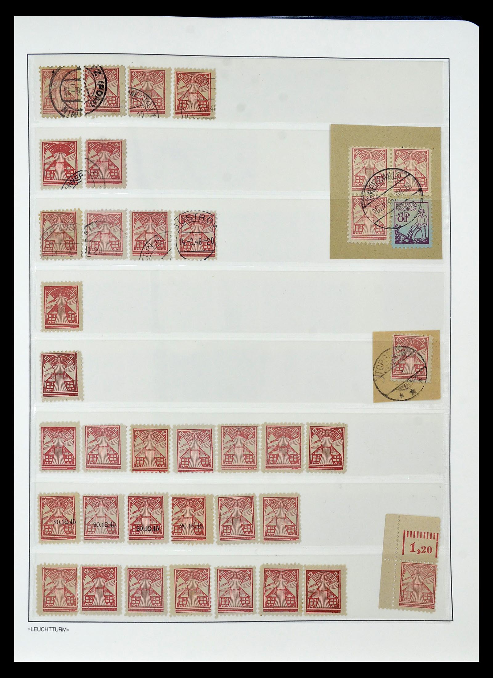 34805 030 - Stamp Collection 34805 Soviet Zone 1945-1949.