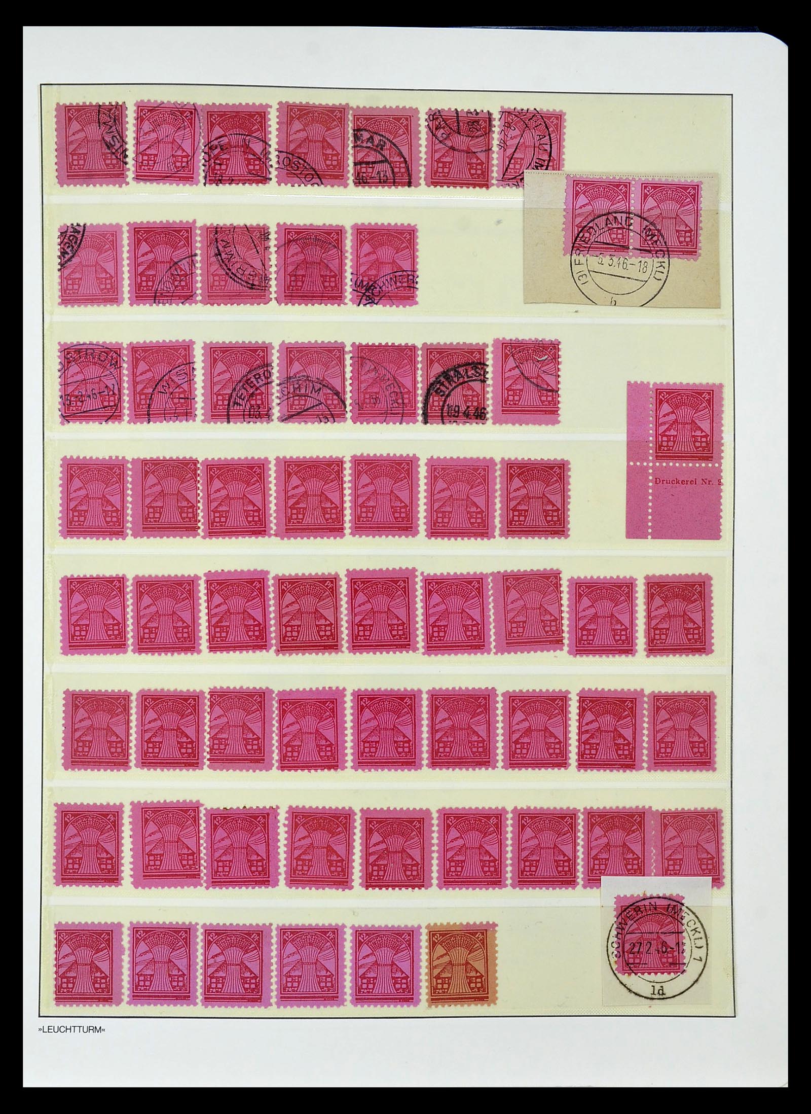 34805 031 - Stamp Collection 34805 Soviet Zone 1945-1949.
