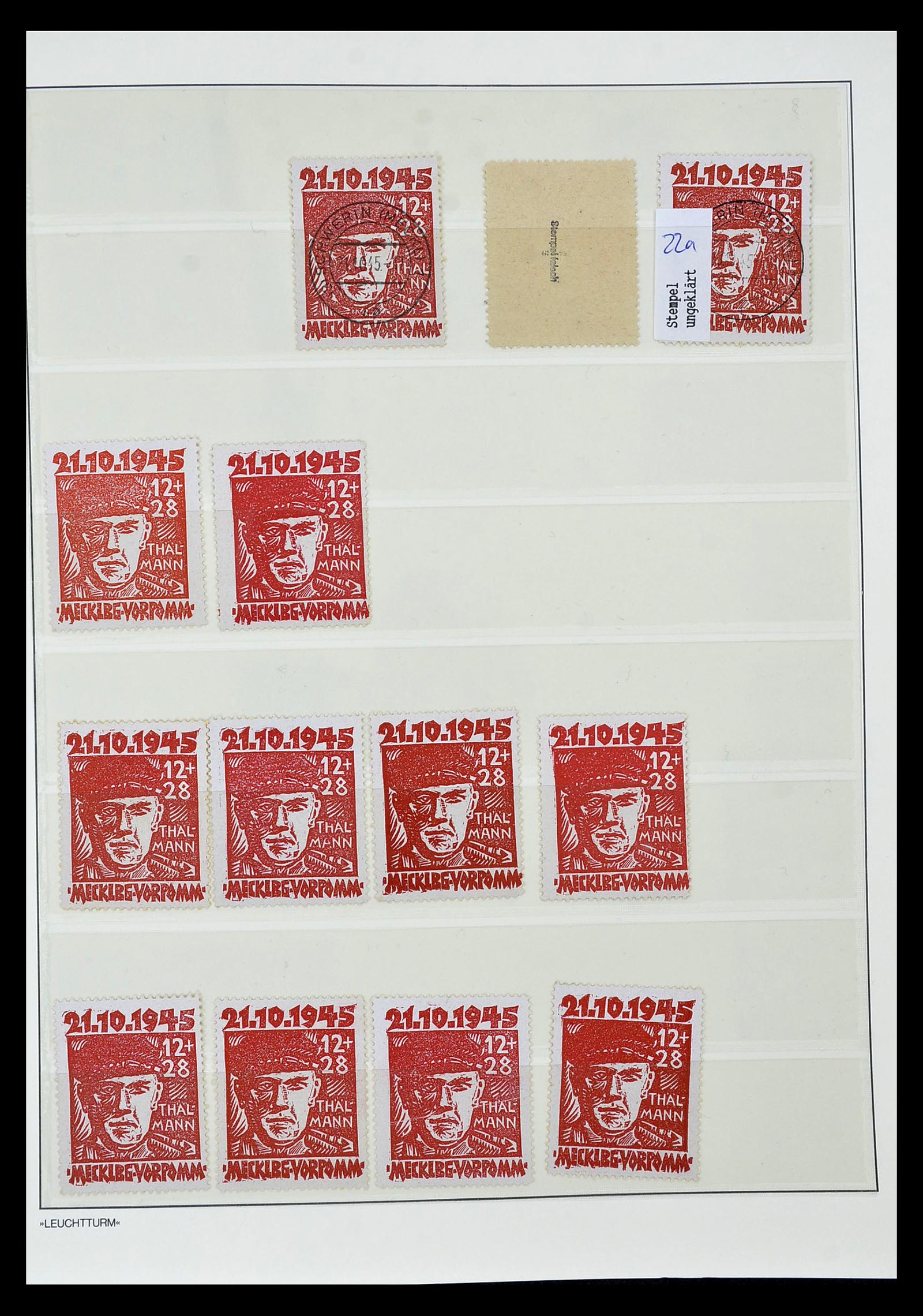 34805 037 - Stamp Collection 34805 Soviet Zone 1945-1949.