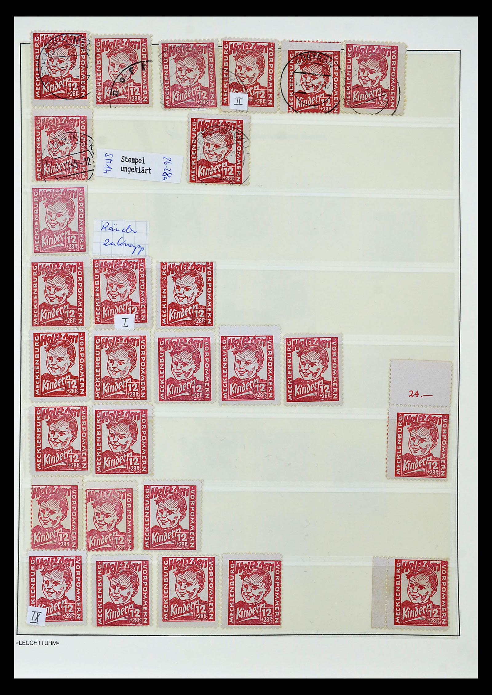 34805 042 - Stamp Collection 34805 Soviet Zone 1945-1949.