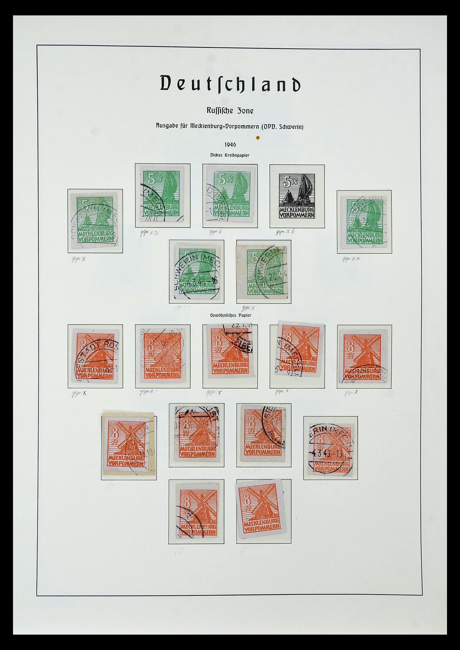 34805 046 - Stamp Collection 34805 Soviet Zone 1945-1949.