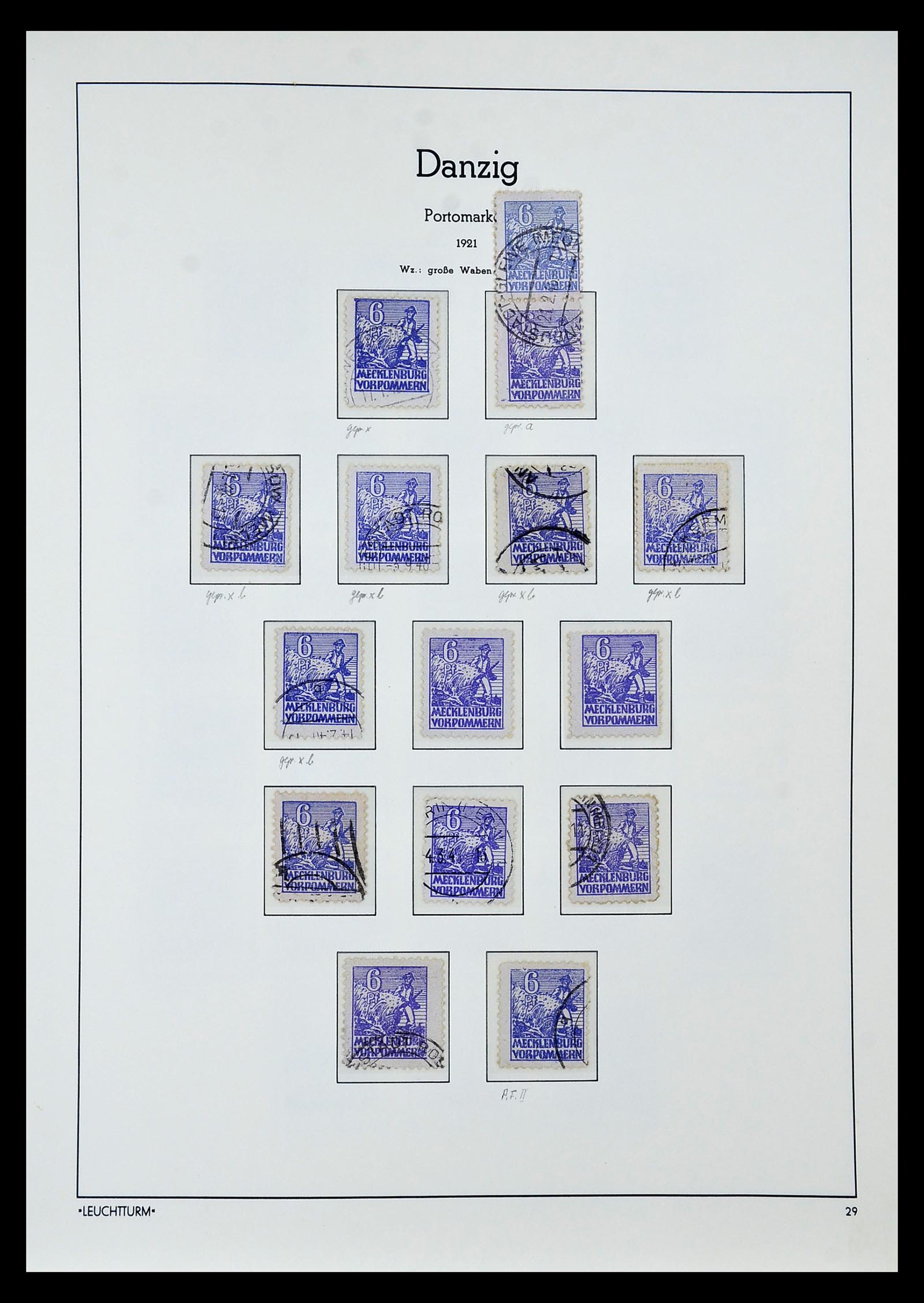 34805 047 - Stamp Collection 34805 Soviet Zone 1945-1949.