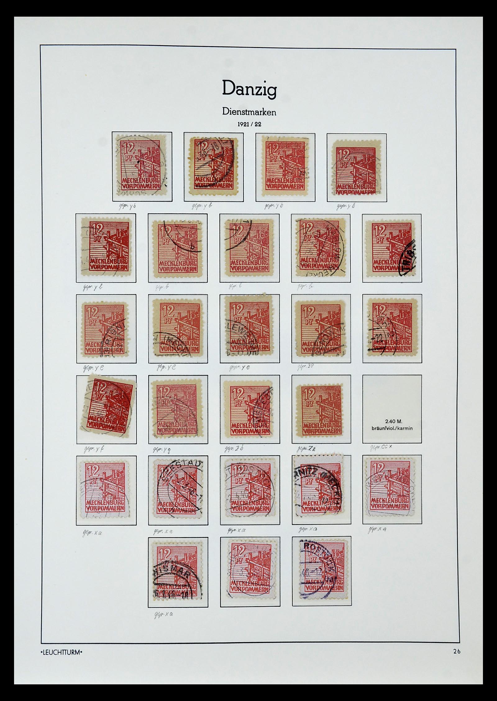 34805 048 - Stamp Collection 34805 Soviet Zone 1945-1949.