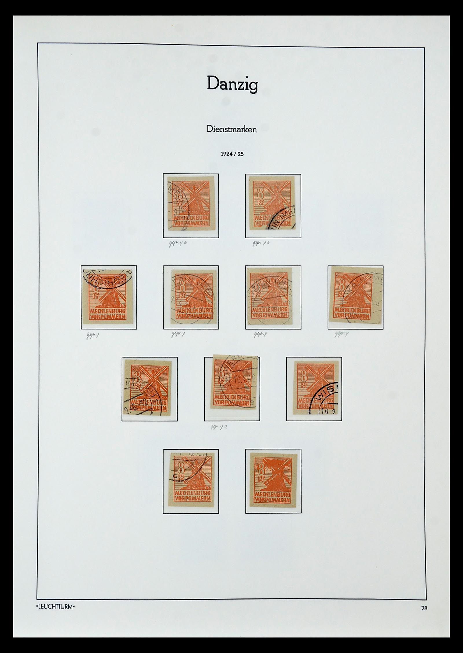 34805 050 - Stamp Collection 34805 Soviet Zone 1945-1949.